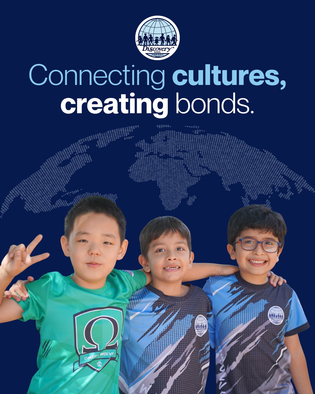 One School, Many Cultures, Endless Friendships.
At Discovery School, 45% of our students are international, and 55% are Honduran. Here, learning goes beyond the classroom—it’s about sharing, laughing, and growing together while celebrating every culture. Every day, friendships are made, and memories are built.
#GlobalCitizens #FriendshipsWithoutBorders #LearningTogether #DiscoverySchoolTegucigalpa