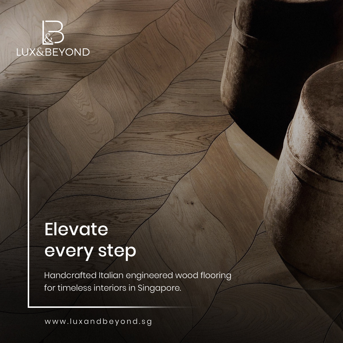 Step into sophistication ✨
Our handcrafted Italian engineered wood flooring from Lux & Beyond isn't just a surface—it's a statement. The elegant, flowing pattern shown here is designed to bring timeless artistry and unparalleled luxury to your Singapore interior.
Ready to transform your space?
🇮🇹 Handcrafted in Italy
🌳 Engineered for Durability & Beauty
🇸🇬 Timeless Interiors in Singapore
Learn more and explore the collection: www.luxandbeyond.sg
#LuxuryFlooring #ItalianDesign #EngineeredWood #HomeDecorSG #SingaporeHomes"