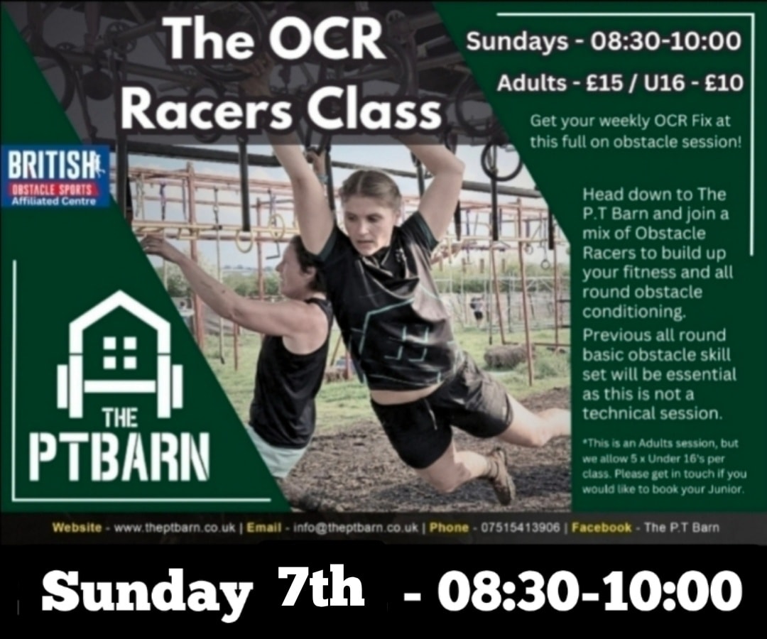 OCR Racers is back this Sunday!