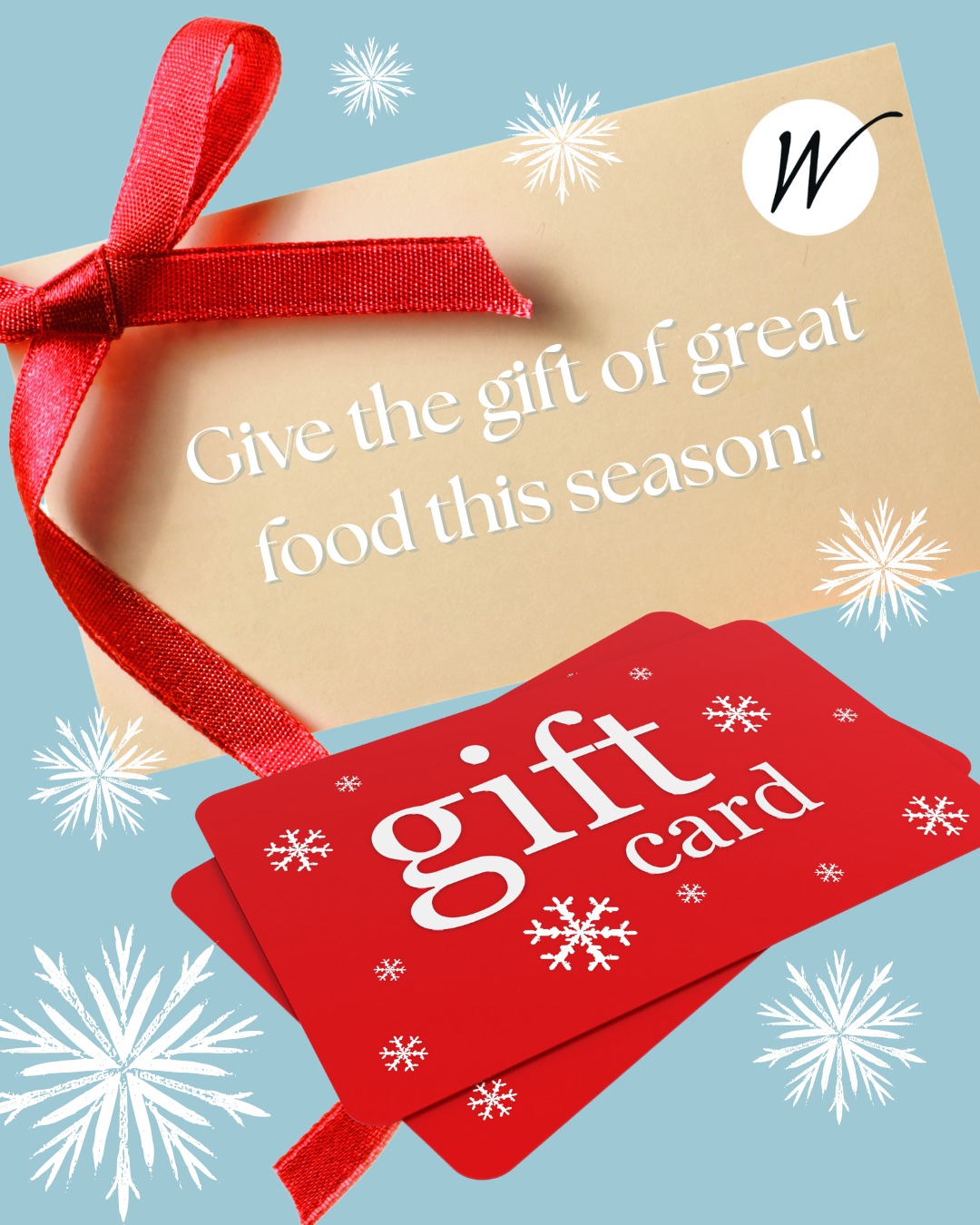 ✨ Give the gift of a special dinner this season! ✨
Warfield’s gift cards are the perfect way to treat friends, family, teachers, clients – anyone on your list who deserves something delicious.
🎁 Holiday Bonus: For every $50 in gift cards you purchase, we’ll add an extra $10 on us!
This offer is available now through December 23.
Stop in, spread some cheer, and share the flavors you love at Warfield’s. ❤️🍽️