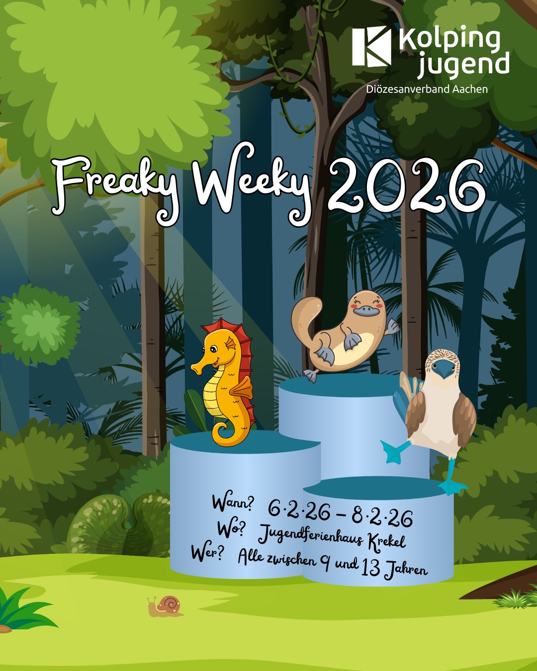 Noch 3 Plätze frei!
#kobieac #kolpingwirkt #kolpingvorort #zusammenlebenstärken #kolpingjugendaachen #kolping #kolpingjugend