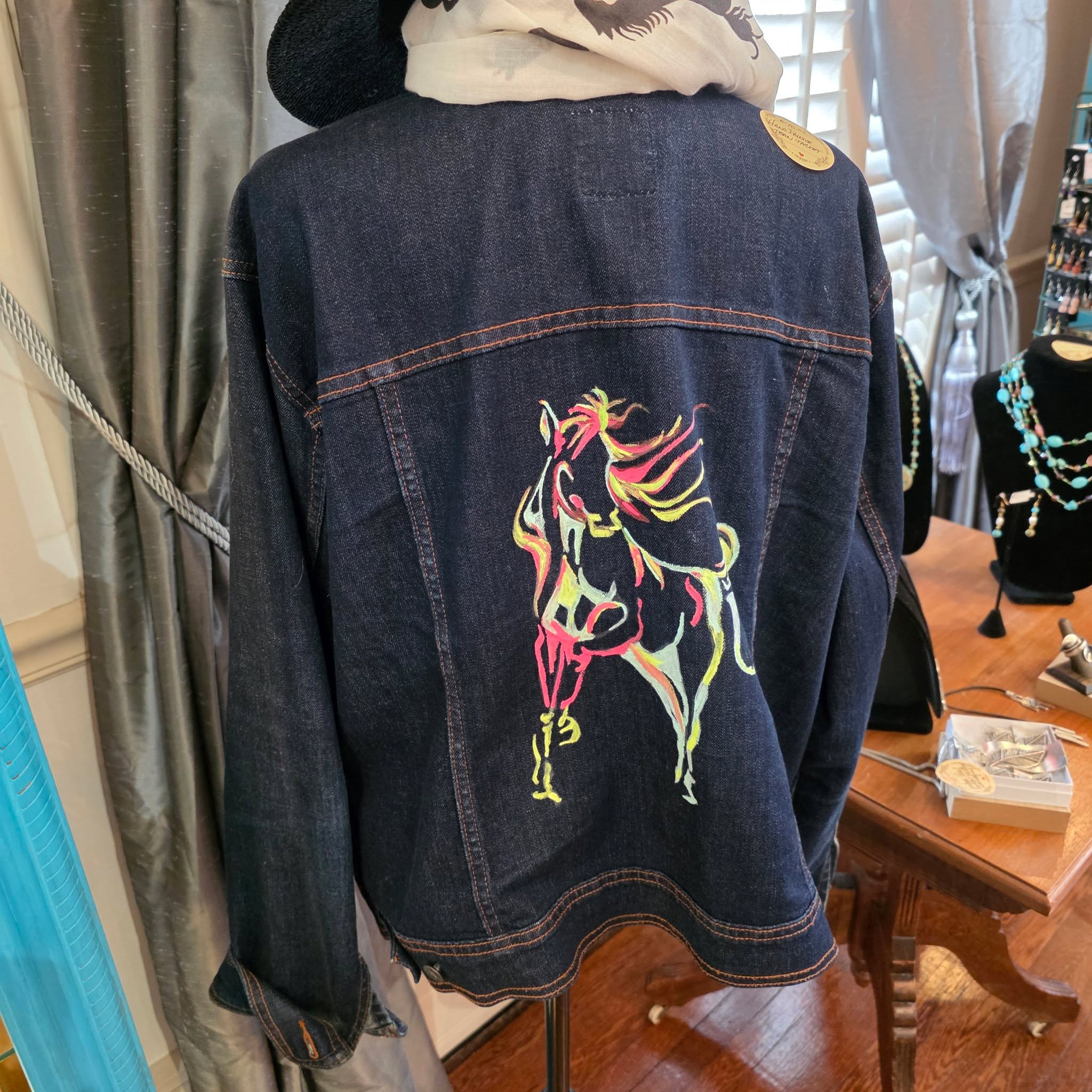 Open today for the Parade. Hand-made jewelry, hand-painted jean jackets and more. Fire On High Food Truck will be here all day! Corner of Main & Cherry.