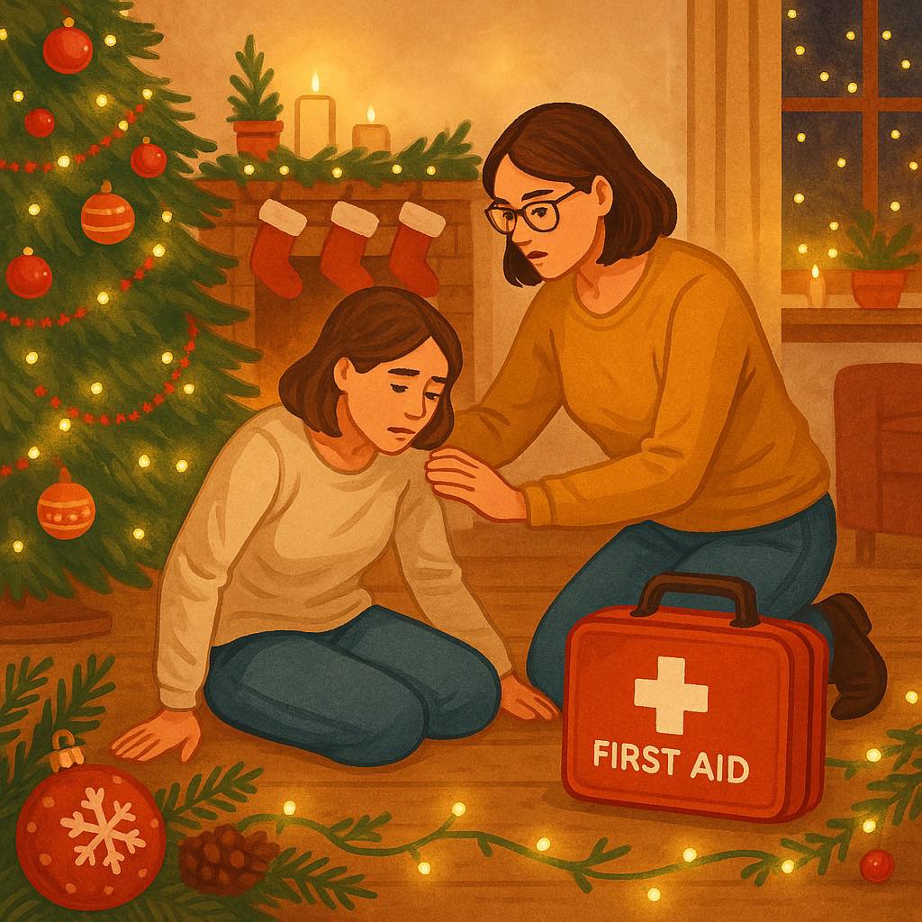 Christmas is a lovely time of year, but it also brings a few extra risks at home. Busy kitchens, candles, hot ovens and excited little ones all mean things can go wrong in seconds. A little first aid knowledge can make you feel calmer and more prepared if something does happen.
If you want a quick confidence boost before the holidays, we are always here to help you learn the simple skills that matter most.
Ready to learn life saving skills?
Message us today to book your course or find out more about our training.
#BystandersToLifesavers #NobodyLeftWithoutCare #PreparedPeople #SaferWorkplaces #StrongerFamilies #DTMK #FirstAid #FirstAidTraining #MiltonKeynes #Buckinghamshire #Bedfordshire #Northamptonshire #Oxfordshire