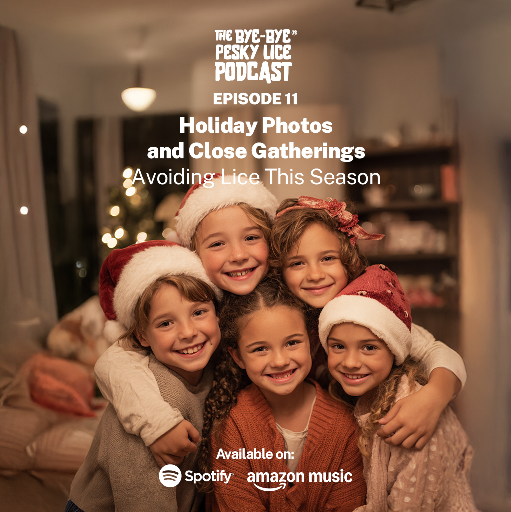 ✨ Holiday photos = holiday memories… but sometimes also holiday lice.
Don’t panic — we’ve got you covered.
In today’s episode of The Bye-Bye Pesky Lice Podcast, Emily and Dr. Lee explain why close gatherings, matching pajamas, group hugs, and “everyone squeeze in!” holiday photos can accidentally create the perfect opportunity for lice to spread.
But here’s the good news:
With a few simple habits, you can keep your family itch-free — without killing the holiday joy.
💡 Inside this episode:
• Why holiday photos are prime lice-spreading moments
• Myths parents still believe about lice in winter
• Real stories from holiday outbreaks
• What actually works to prevent lice during gatherings
• Simple steps to keep kids protected while still having fun
Make this season full of memories — not unwanted surprises.
🎧 Listen now on Spotify & Amazon Music
(Search “The Bye-Bye Pesky Lice Podcast” or tap our link in bio.)
#ByeByePeskyLice #LicePrevention #HolidaySeason #ParentingTips #KidsHealth #LiceFacts #WinterWellness #MomLife #DadLife