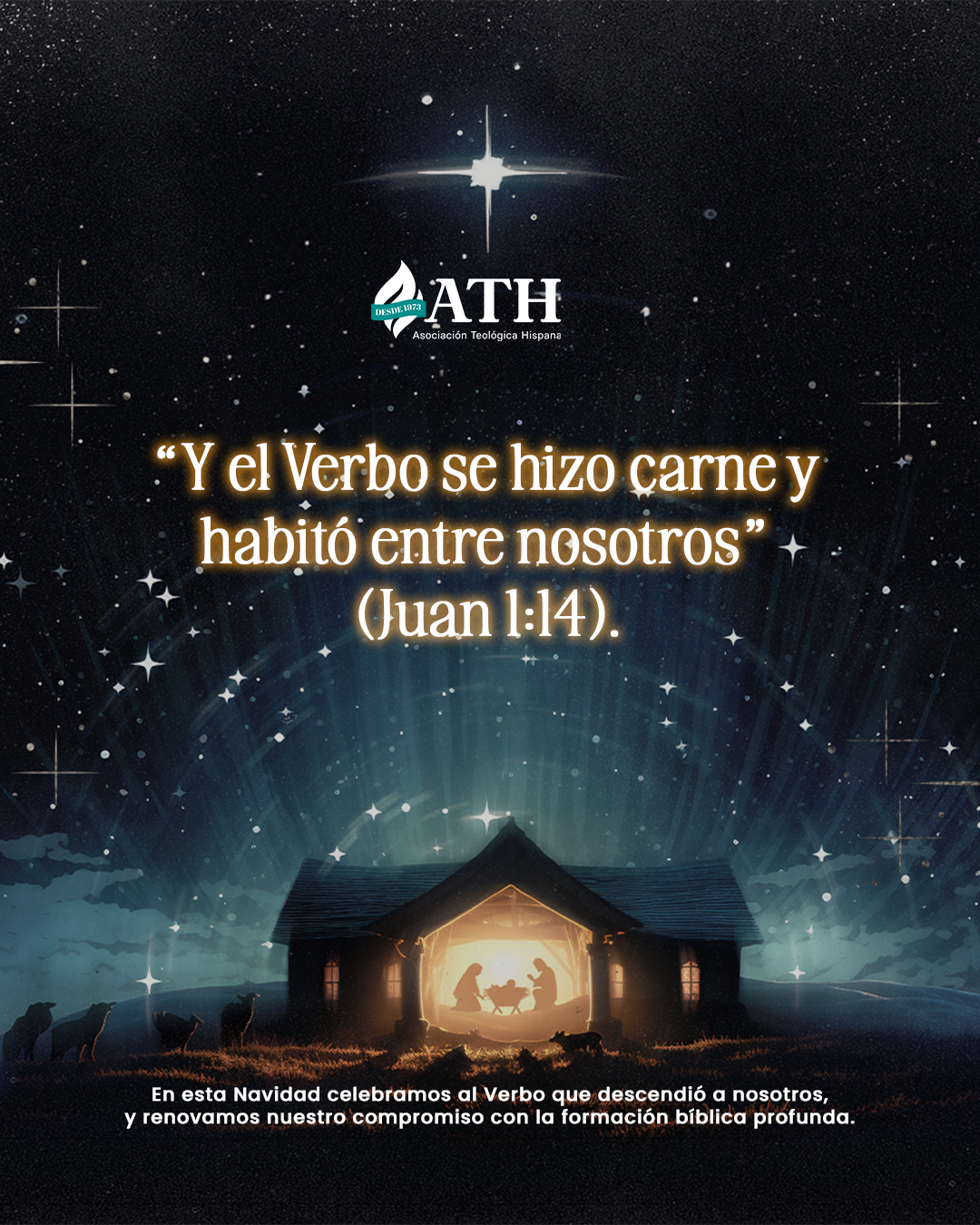 Navidad: Cuando la Palabra se hizo Hombre.
Forma vidas. Forma propósito. Estudia la Palabra.