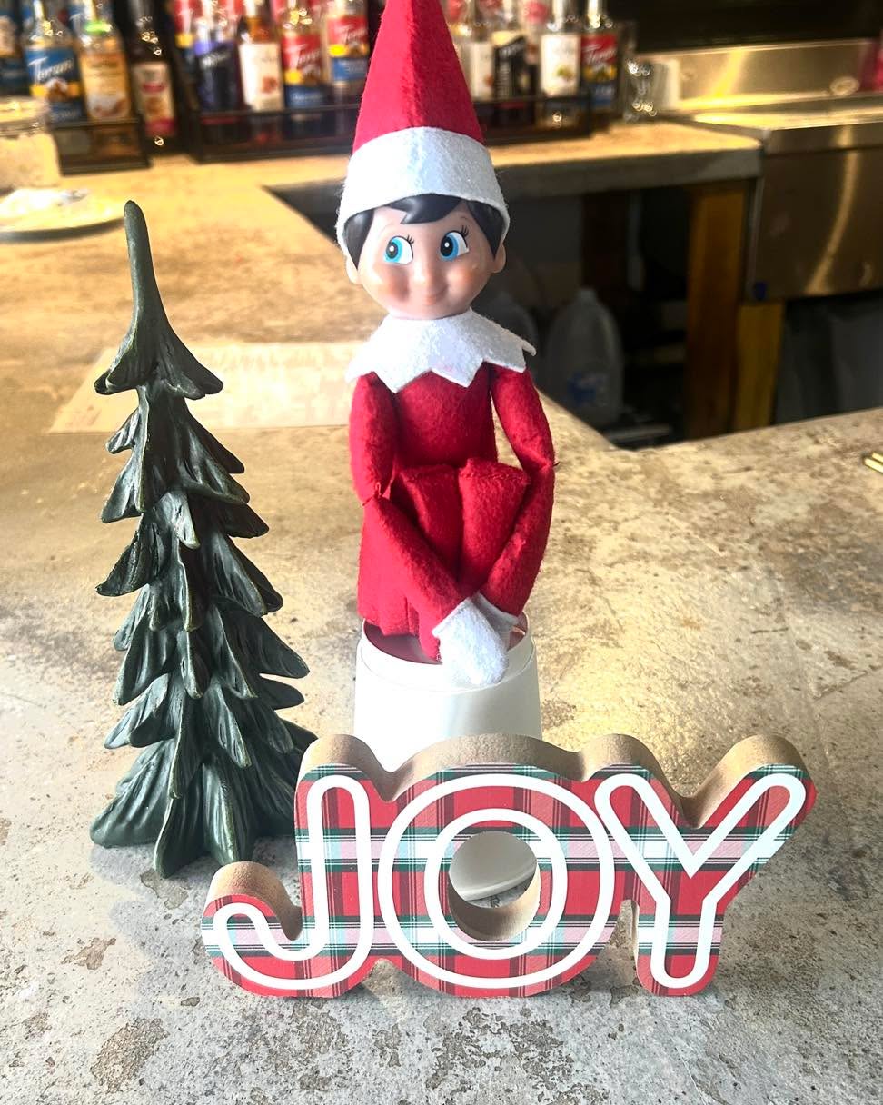 🎄 Joe Bean is BACK!
Our Elf on the Shelf has returned and he’s ready for some fun!
🔎 Find Joe during our 12 Days of Joe Bean event and you’ll receive a FREE drink or treat—your choice!
Come play along and celebrate the season with us at Awaken! ☕✨