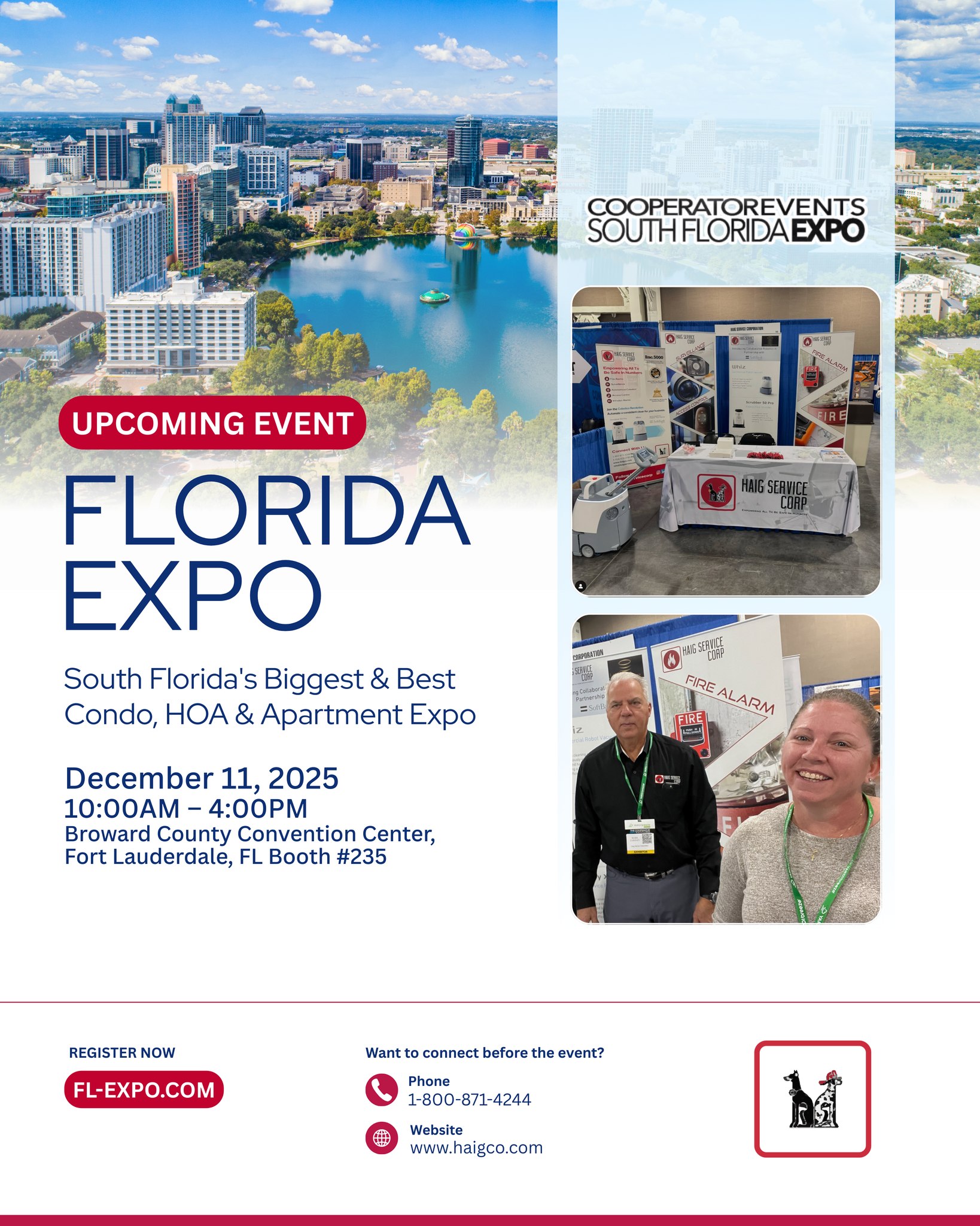 š„ Weāre headed to South Floridaās largest Condo, HOA & Apartment Expo! This year, weāre showcasing how proactive fire & life safety testing and inspections keep multifamily and commercial buildings code-compliant and protected.
š
December 11, 2025 ⢠š Fort Lauderdale
Stop by to learn how routine inspections, emergency preparedness, and safer building systems protect residents year-round.
#FireSafety #LifeSafety