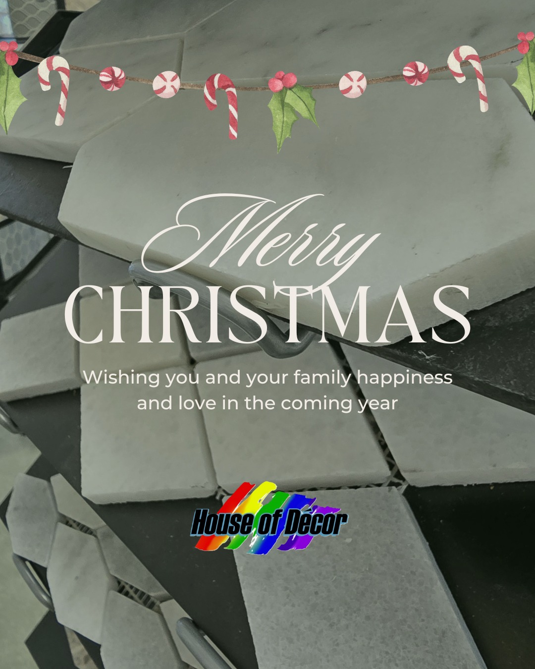 Closed for Christmas 🎄
House of Decor will be closed on Christmas Day so our team can celebrate the holiday with their families. We appreciate your support and wish you a warm, joyful Christmas.
Visit us after the holiday to start your next project.