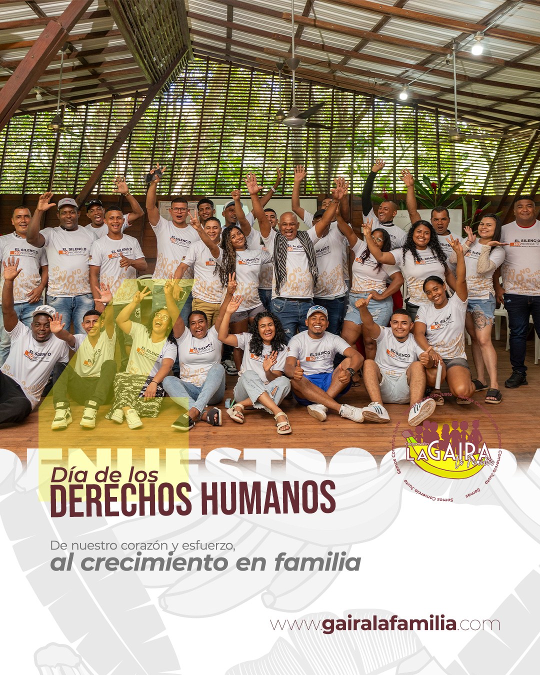 En el Día de los Derechos Humanos reafirmamos que el respeto, la dignidad y la igualdad son pilares que sostienen la vida en comunidad.
Cada derecho que se protege es una puerta que se abre para el bienestar de las familias, para el crecimiento personal y para relaciones más justas dentro y fuera del hogar. Reconocemos que los derechos humanos se viven en lo cotidiano: en la manera de escucharnos, de respetarnos y de construir juntos.
Esta fecha nos invita a seguir fortaleciendo espacios donde cada persona sea valorada, donde el diálogo sea el camino y donde el trabajo conjunto siga siendo una herramienta para transformar realidades. Porque cuando los derechos se cuidan, la comunidad florece. 🌱💛