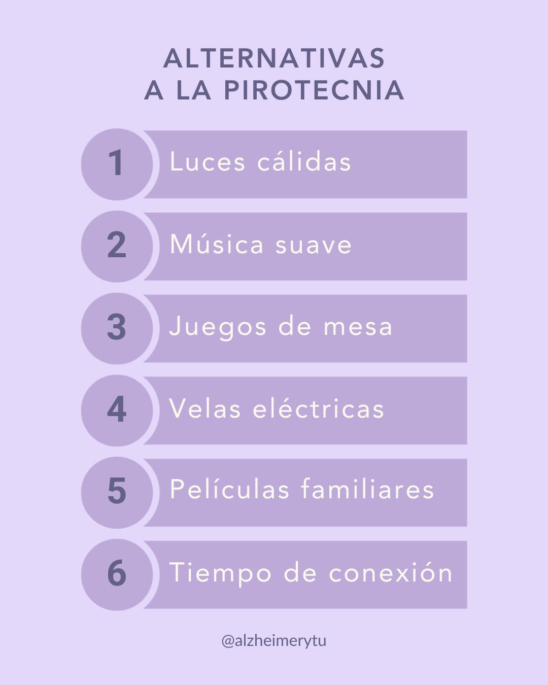 ¿Celebrar la Navidad 🎄 sin fuegos artificiales? 🎆 ¡Es posible!
Aquí algunas ideas para mantener la magia ✨ sin poner en riesgo el bienestar de tu ser querido.
#AlzheimerYTú #AlzheimerNoEsOlvido