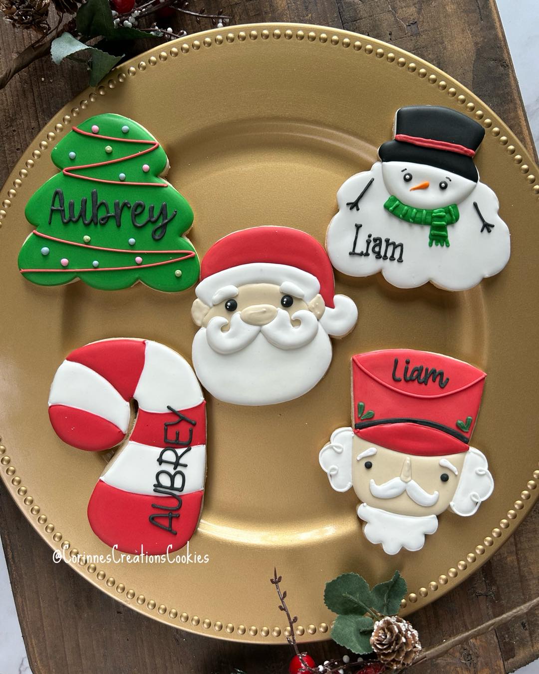 These personalized single bagged cookies make great stocking stuffers or add on gifts for teachers. Each one can be personalized. Order online at corinnescreations.com/shop. Local pick up only on 12/16 or 12/21.