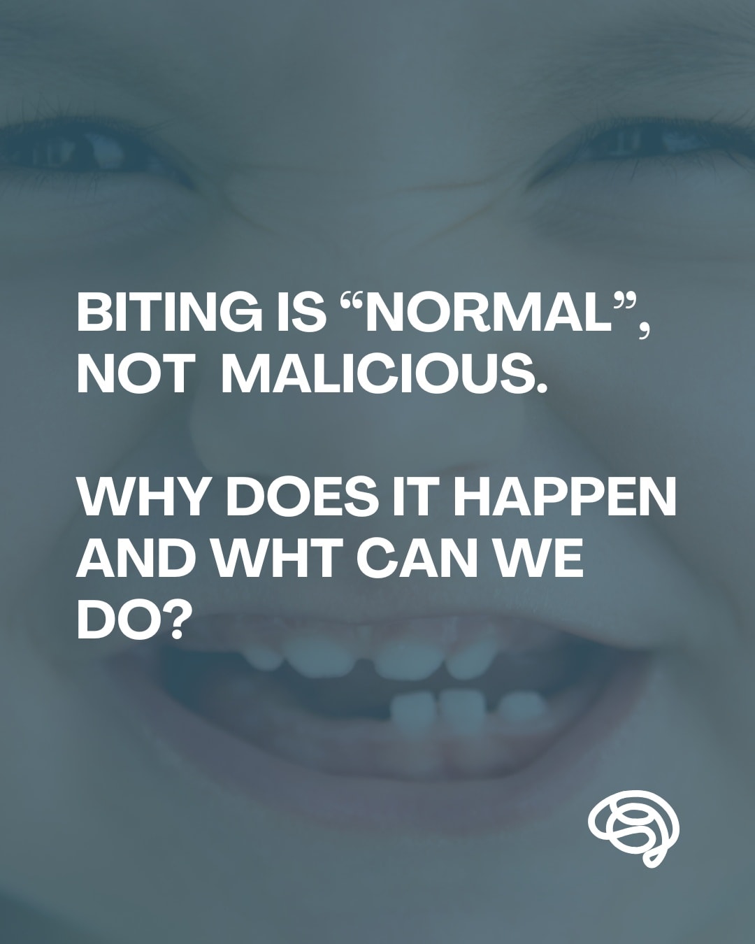 Most biting peaks between 12 months and 3 years, right when big feelings, big bodies and tiny language systems collide.
From a developmental psychology perspective, biting often shows up when:
• language isn’t yet available to express needs
• emotions surge faster than the brain can regulate
• impulse control systems are still under construction
• a child's body needs sensory input or release
• a child is overwhelmed, excited, tired, bored or frustrated
Young children are not choosing to bite.
They are using their body to meet their needs because they don't yet have the words or ability to regulate or inhibit their actions.
Neuroscience helps us here. The prefrontal cortex (the part of the brain responsible for impulse control and inhibition) is immature in early childhood and relies heavily on co-regulation from calm adults.
Punishment does not teach regulation or prevent biting. In fact, elevated stress can make biting more likely, not less.
What does help:
• supervision and observation to pre-empt biting
• proactively supporting sensory and emotional needs
• helping children develop the skills to better signal their needs
• calm, immediate adult presence when it occurs
• clear, brief boundaries (“I won’t let you bite”)
When we see biting as an immature response to unmet needs, we can focus on trying to meet those needs before biting occurs. We can shift our focus from punishment (not least because it doesn't work) towards helping a child build emotional regulation and communication skills so they don't rely on an impulsive physical "solution" of biting.
Biting is not a flaw.
It’s a signal.
Signals work best when they're responded to.
References: Solberg et al 2025; Fox & Calkins, 2003; Gunnar & Donzella, 2002; Williams & Newland 2025