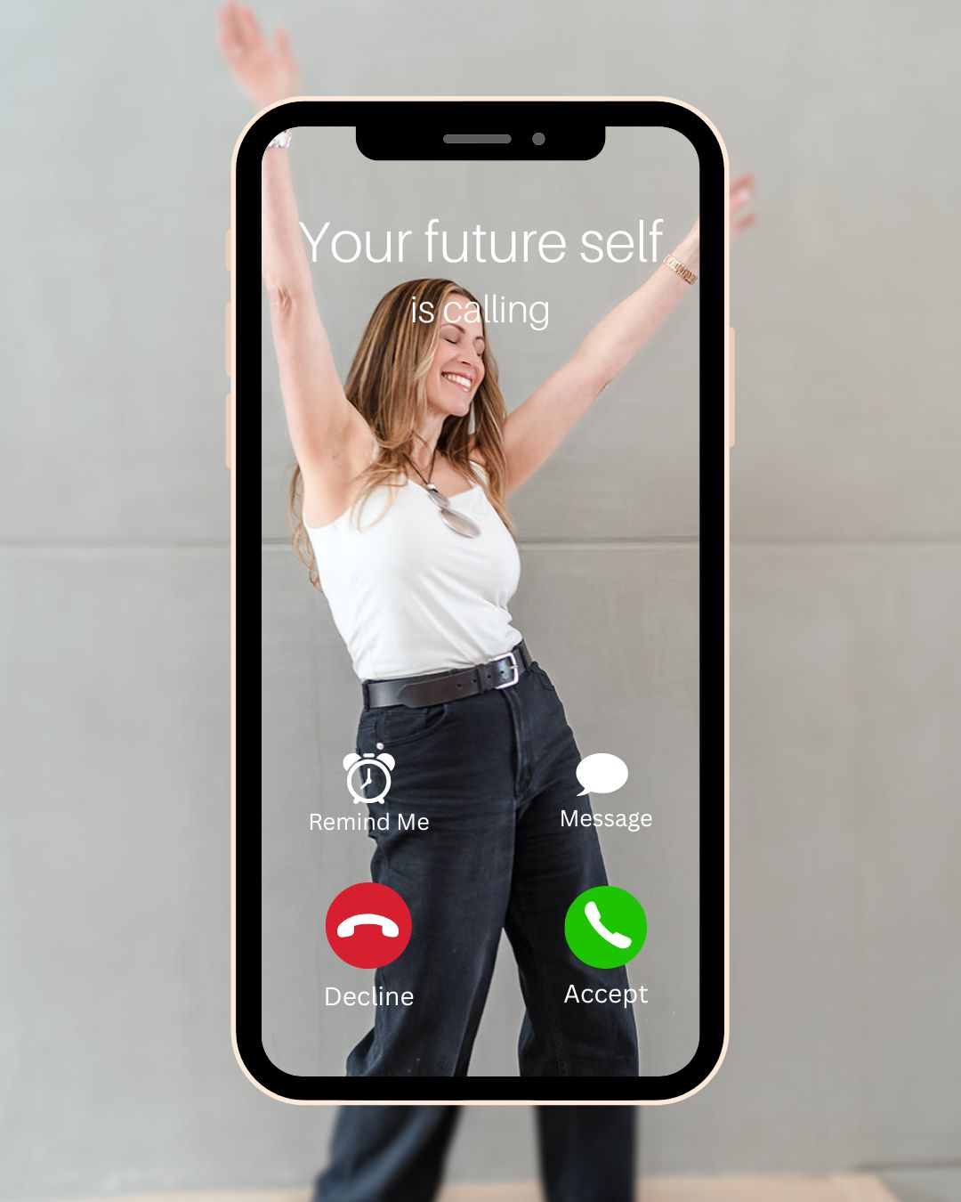 Your future self is calling… 📞✨
And she’s so proud you’re even thinking about picking up.
She’s the version of you who feels strong in her body, steady in her habits and at peace with her choices.
Not because life magically got easier, but because she stopped waiting for “the perfect time” and started with one small, doable step.
If you’ve been feeling stuck, tired of starting over, or wondering why the things that worked in your 20s don’t work anymore… you’re not alone.
Midlife brings a whole new rulebook, but it’s absolutely possible to feel amazing again.
The real question is:
Are you going to decline the call… or accept it?
👉 If you’re ready for clarity, confidence and a plan that actually fits your life, book a free Clarity Call with me -🔗 in bio.
Let’s map out your next step together.
Your future self is cheering you on already. 💛
#midlife #perimenopause #menopause #midlifereset