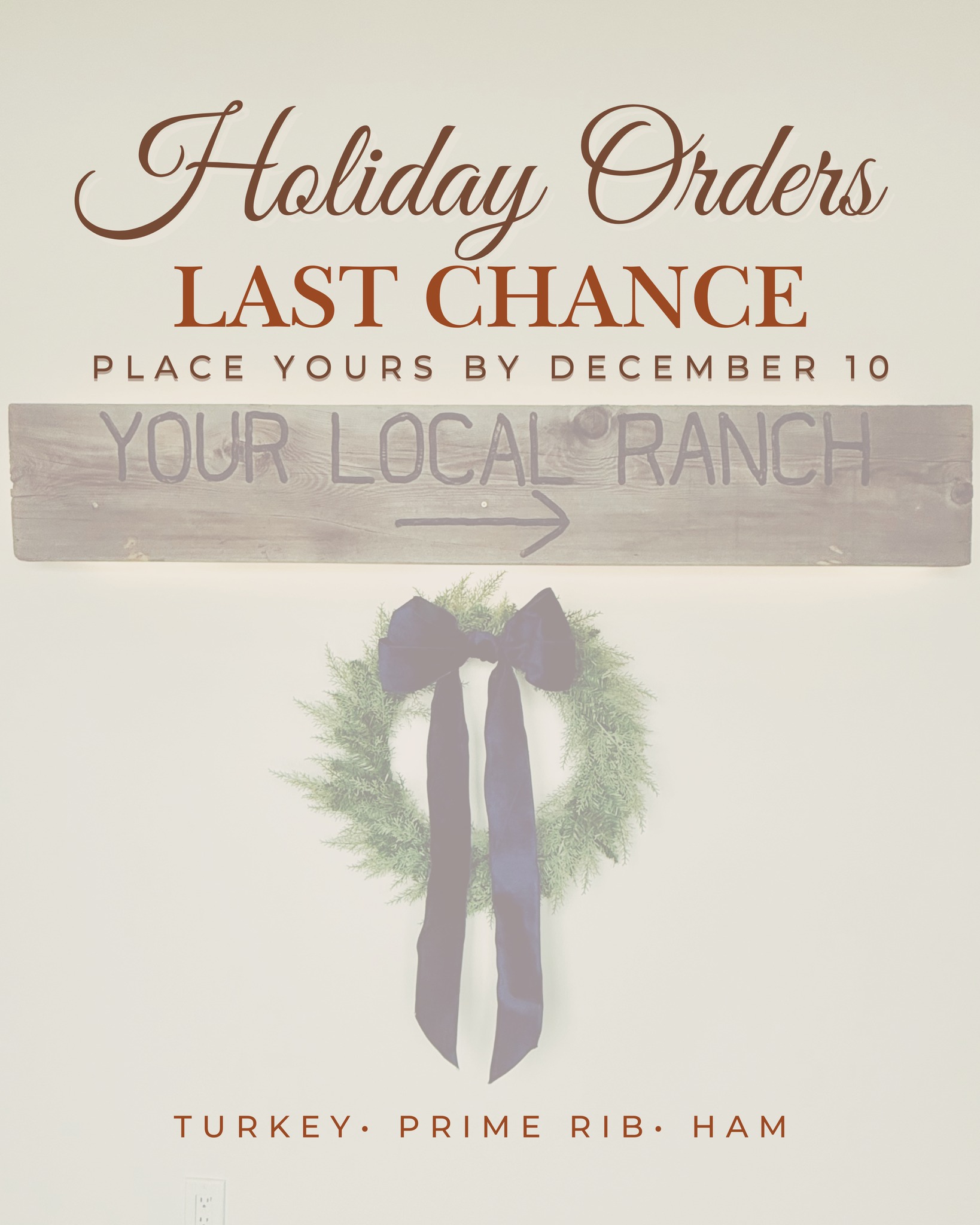 Last Chance for Holiday Orders!
Place yours until December 10 for pickup starting December 19!
Order online or pop into our new storefront today 🤎
📍 109 Gateway Drive NE #2109, Airdrie, AB T4B 0J6
🛒 Link in bio
E: ordersforylr@gmail.com
P: 403-609-8705