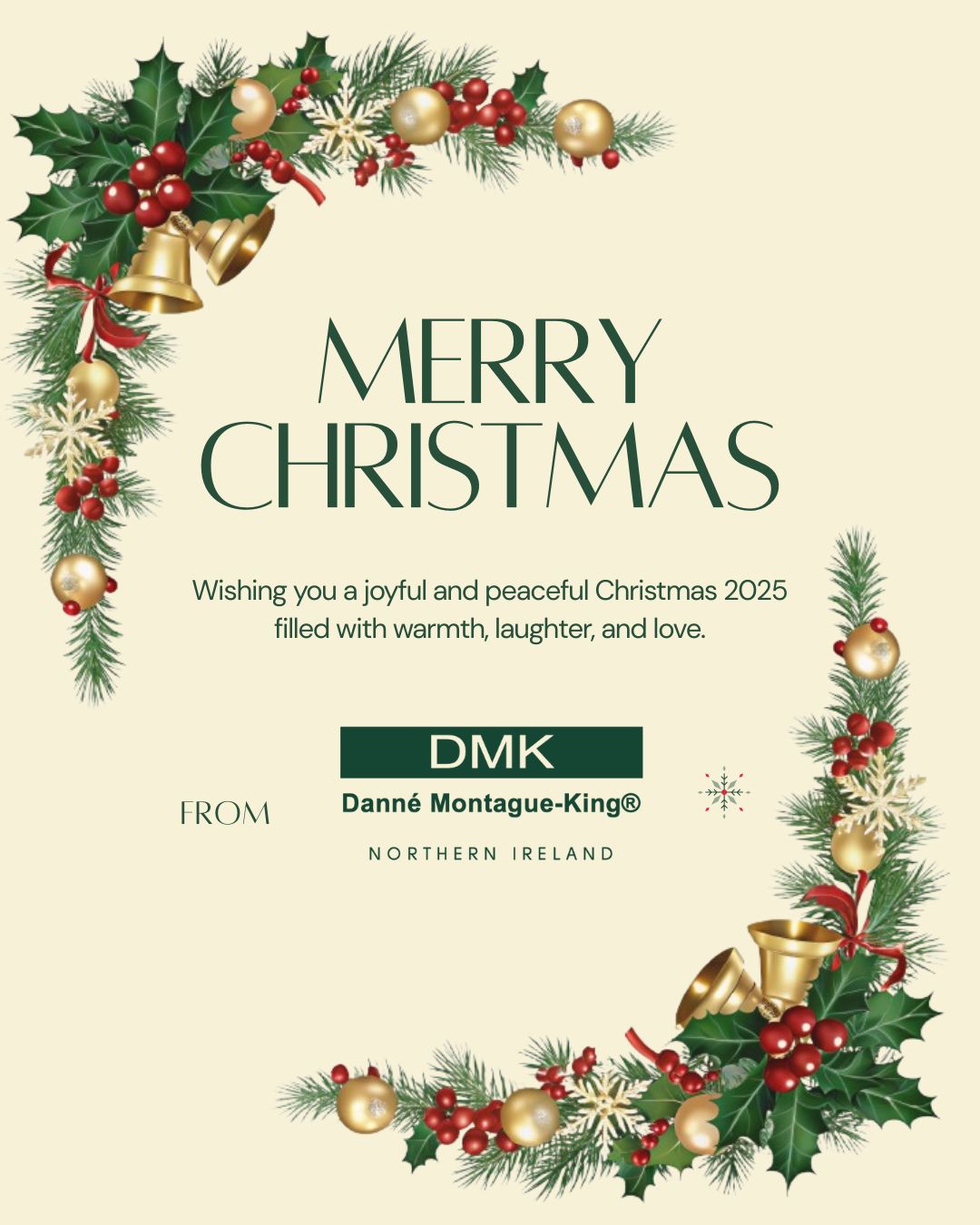 Wishing you a Merry Christmas and a Happy New Year from everyone here at DMK HQ🎄☃🤶