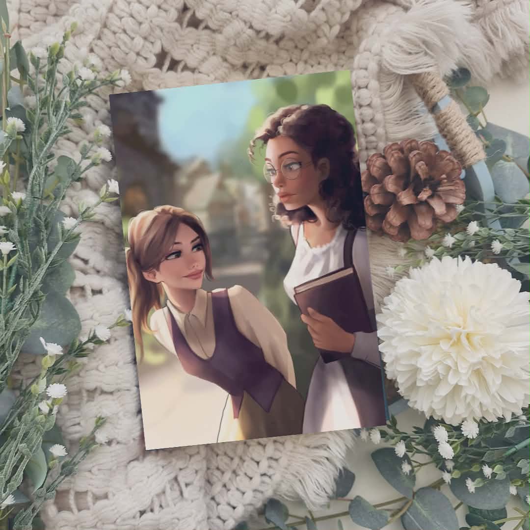 You’re lying,” Sage said, sliding her golden glasses up the bridge of her nose.
“You’re obsessed.” Nora smirked.
Sage’s eyes grew wide. “I am not!”
“I don’t blame you,” Nora shrugged nonchalantly. “I would be obsessed with me too.”
How beautiful is this print of Nora and Sage? 😍
Thank you so much to the very talented @raretempter for bringing my characters to life!
You can meet Nora and Sage in Liars and Light, Book One of the Valmenessian Chronicles, now a complete fantasy series 🥰
#Book #Bookstagram #Fantasy #FantasyBooks #readersofinstgram #booksofinstgram #bookish #Bookworm #Bookdragon #Instabook #Bookquote #liarsandlight #readingwritingdaydreaming #reading #indiewriter #indieauthor #indiebooks #fantasyread #thevalmenessianchronicles