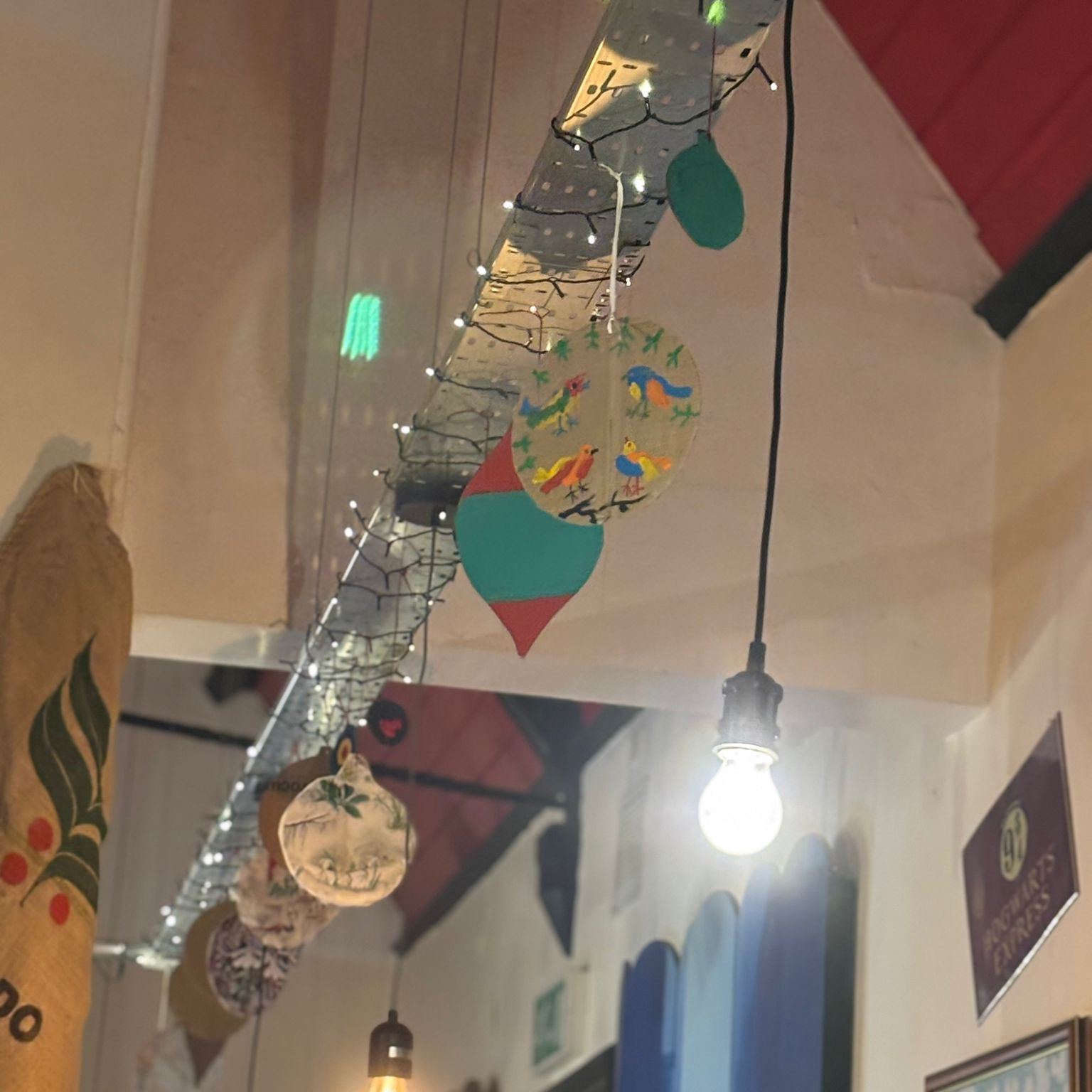 🎄✨ Our festive community art project has exploded with baubles! ✨🎄
We’ve had so many beautifully decorated baubles handed in that the racking is completely full — they don’t even fit into one photo!
A huge thank you to everyone who contributed, including local families, visiting children, residents from The Oaks Care Home, Wales & West residents, and patients from Newtown Hospital.
Your creativity has truly made the café sparkle this Christmas! 💫
We also had an extra bauble gifted to us by one of our lovely customers - we will cherish this year after year, Thank you so much.
🎅 And don’t forget — our Festive Day is this Saturday! Children can have breakfast and stories with Santa, £3 per child.
Family crafts and wreath-making are now full. Diolch yn fawr.
Pop by and see the display at Platform 1, Newtown Railway Station — it’s overflowing with festive cheer! 🎨🎅
#CommunityArt #FestiveFun #ChristmasCheer #Platform1Cafe #NewtownRailwayStation #CreativeCommunity #BaubleBonanza #LocalLove #MakingChristmasBright #FamilyCrafts #WreathMaking #FestiveDay
#NewtownMidWales @The Oaks Nursing Home Wales & West Housing Group