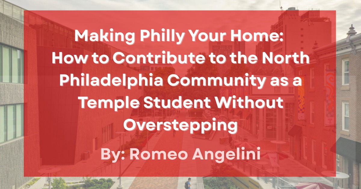 Philly isn’t just where we study — it’s home. 🫶
Check out Romeo’s new TUAMA blog on how Temple students can get involved, give back, and build real connections in North Philly.
Link in Bio!
#TempleAMA #TempleMade #PhillyCommunity #tuama