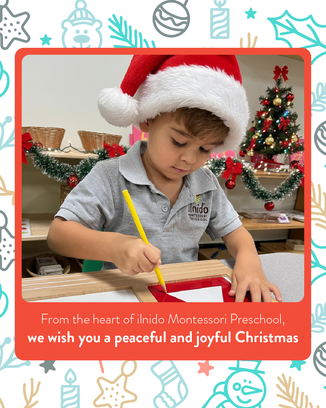 🎄 Christmas is a time to pause, notice, and appreciate the little wonders around us
At ilnido Montessori Preschool, we see every day how curiosity 🧐, patience 🕊️, and joy 😄 light up a child’s learning journey. This season reminds us that growth often happens in quiet, small moments of discovery 🌱 and love ❤️.
Take a moment to notice the little joys this holiday season—what small wonders make your heart full? ✨
.
.
.
#MontessoriEducation #EarlyLearning #ChildDevelopment #MontessoriPreschool #JoyfulLearning #MindfulParenting #LearningThroughPlay #HolidayReflections