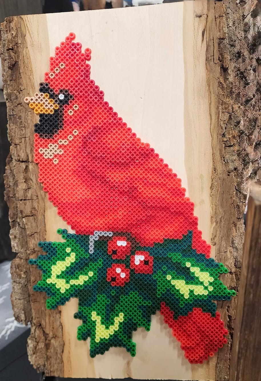 This project contains approximately 3,105 beads and took me nine hours to complete.