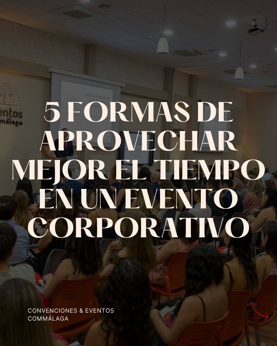 Descubre cuáles son las 5 formas de aprovechr mejor el tiempo en un evento corporativo
🤝 Atención personalizada y cercana: nuestro equipo te acompaña en todo el proceso, antes, durante y después del evento.
🌿 Y mucho más que una sala: terraza exterior, zonas verdes, coffee break y parking gratuito para tus asistentes.
✨ Convenciones & Eventos Commálaga es el lugar donde tu evento profesional se convierte en una experiencia de calidad.
📩 Escríbenos y reserva tu sala.
#ConvencionesMálaga #AlquilerDeSalas #EventosCorporativos #MálagaEventos #SalasVersátiles #TecnologíaIncluida #EspaciosQueInspiran