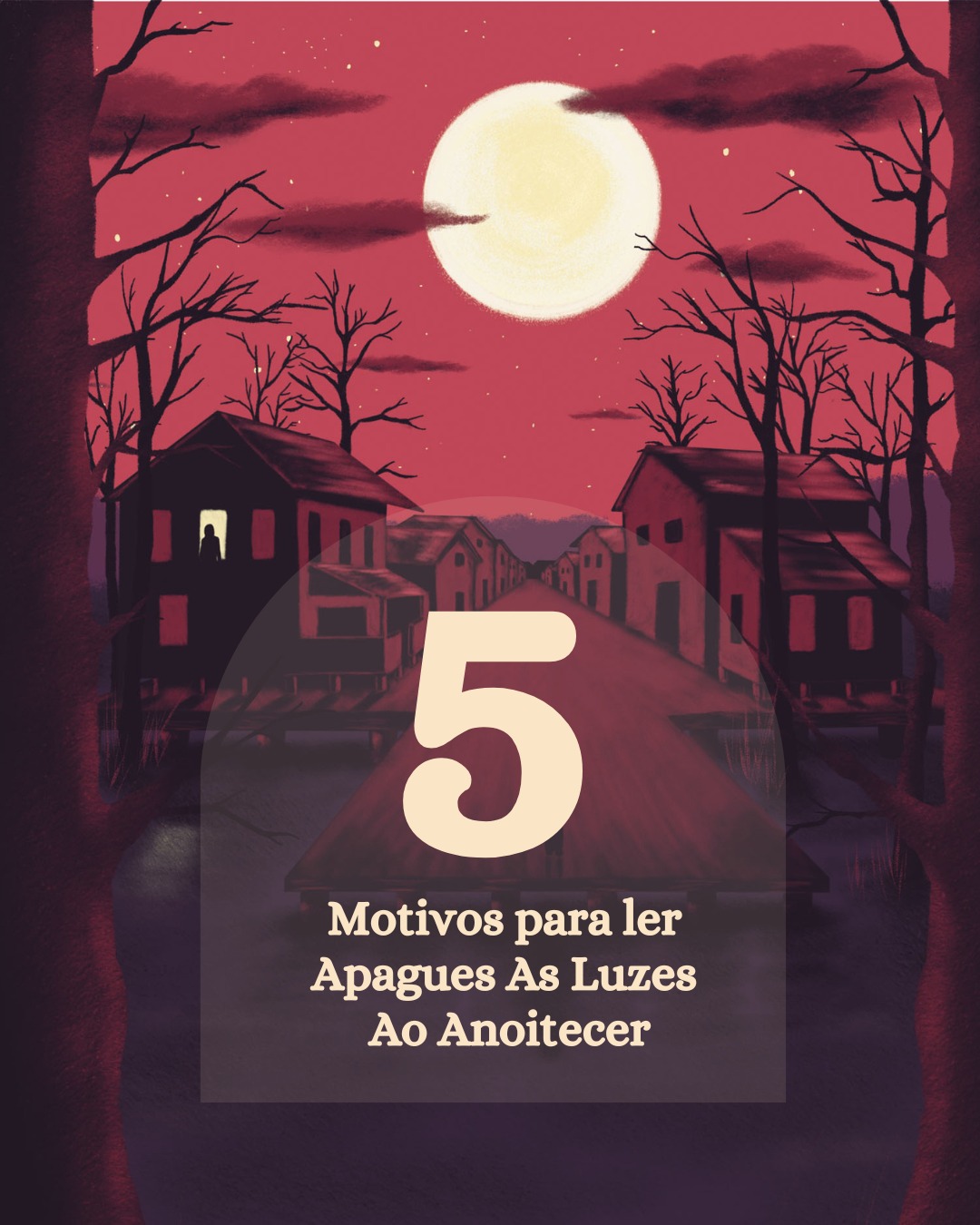 Te dando 5 motivos para ler o Apague As Luzes Ao Anoitecer.