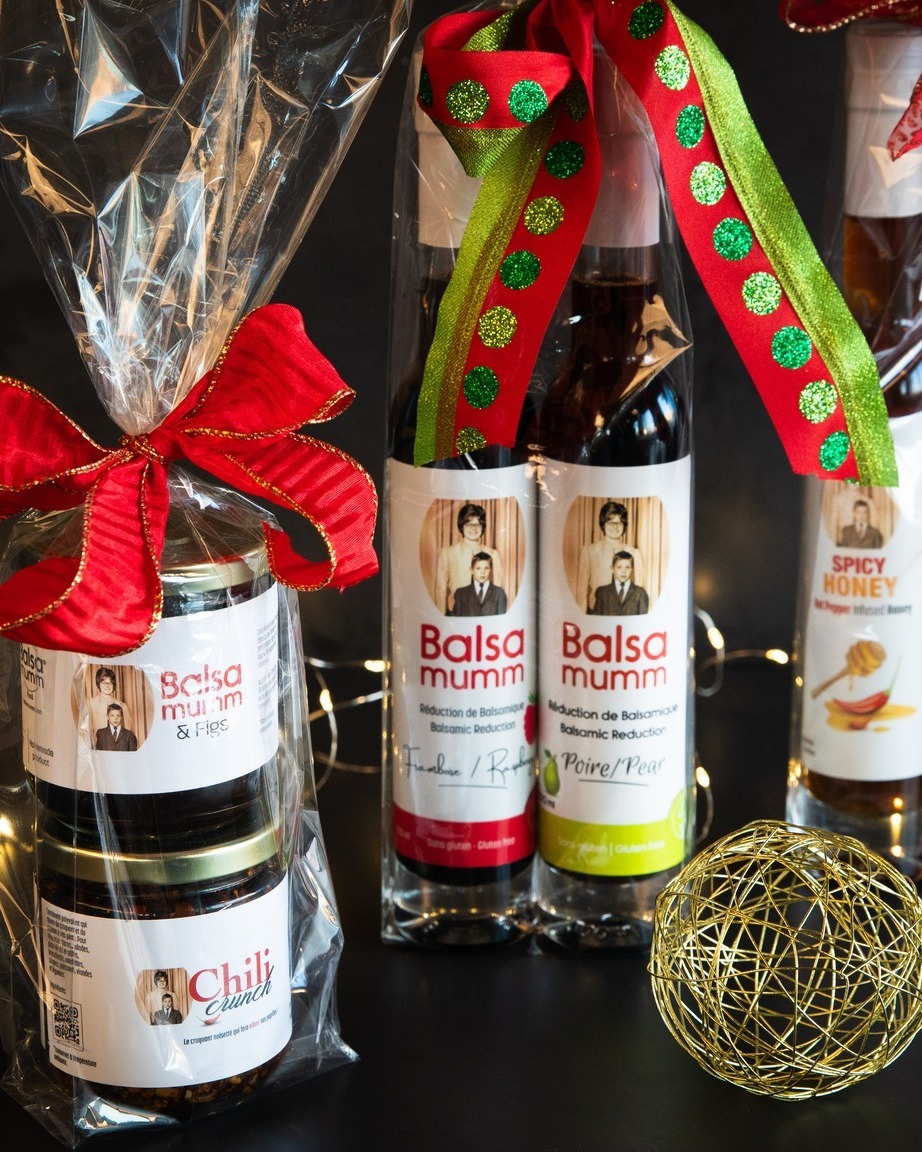 Le cadeau parfait pour l’épicurien amoureux des saveurs!🎁
Pour des fêtes au goût réussi, nos produits maison Balsamum sont disponibles au restaurant!