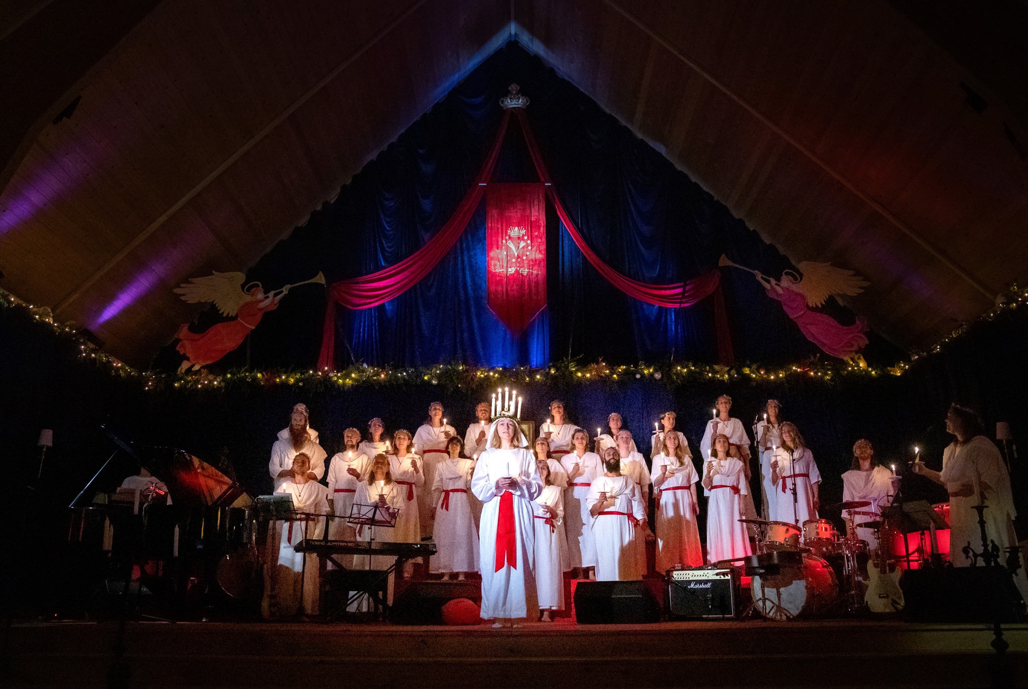 We are happy to share with you some of the magical moments from our recent Santa Lucia celebration at Divinya. It was a beautiful evening filled with profound singing, joy, light, and heartfelt connection. It is a precious gift to reconnect with so many of you in the warm togetherness during this profound time.
The magic of the evening touched our hearts, opening a space of renewed hope and belonging — a reminder of the light within us and the light we can bring into the world.
May the light of this gathering carry us through the winter season, and let us share our love and care with the world.
With love,
The Divinya Community
#divinya #santalucia #christmaschoir #wintermagic #community