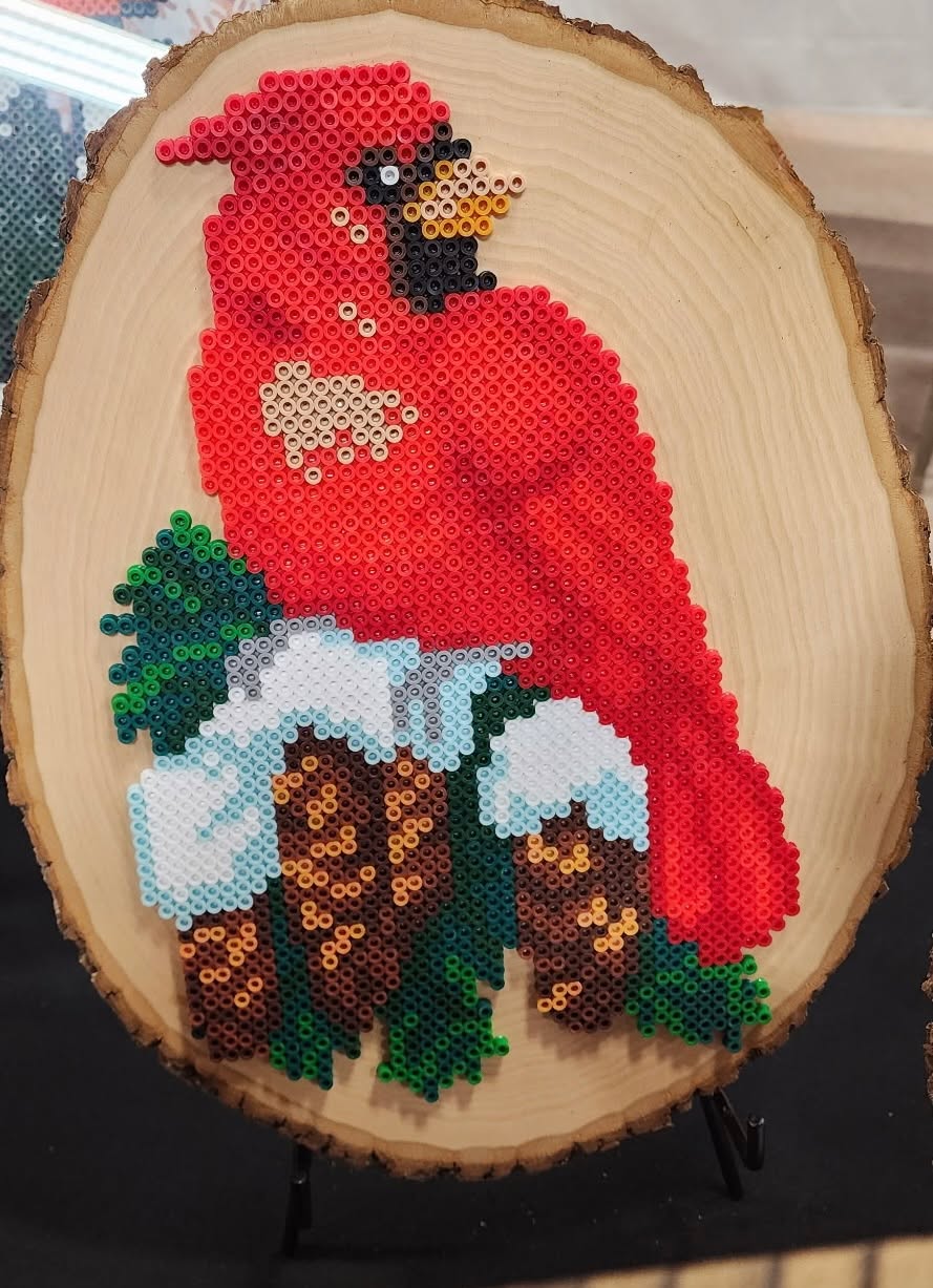 This project contains approximately 9,795 beads and took me ten hours to complete.