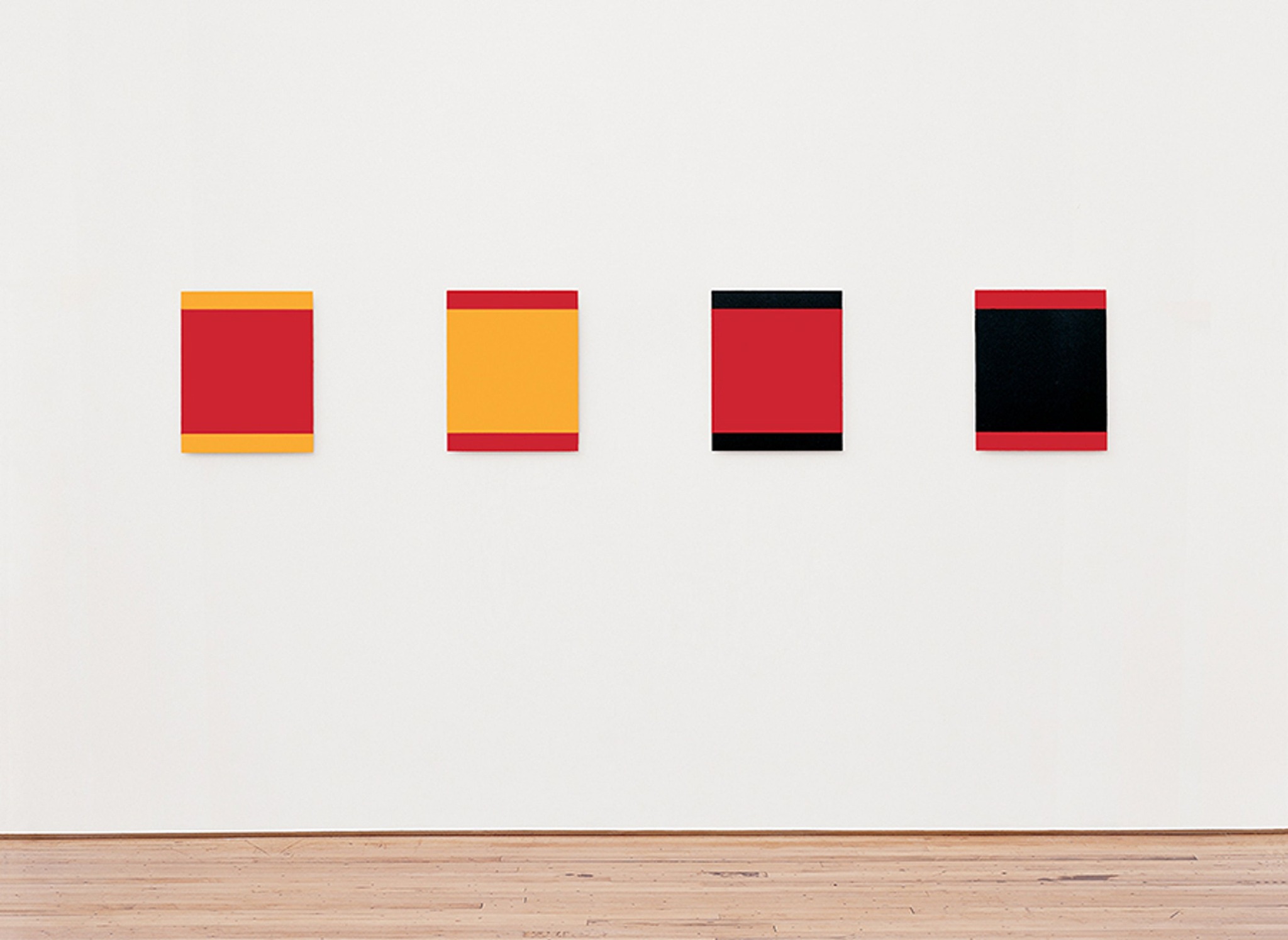 Born in Leipzig in 1943 and deceased prematurely at the age of 33, Blinky Palermo is an iconic figure in European minimalist and conceptual art. The artist trained at the Düsseldorf Academy of Fine Arts, where he studied under Joseph Beuys. There, he met Imi Knoebel and Rainer Ruthenbeck—important figures in the German avant-garde, who influenced his formal rigor and his questioning of the very concept of art and its conditions of existence. At the same time, Blinky Palermo was influenced by American minimalist art, particularly Barnett Newman, Donald Judd, and Ellsworth Kelly, whose works reflect a desire for extreme openness in the concept of painting.
Palermo's work is characterized by a radical formal simplicity, based on simple geometric shapes, monochromatic fields of color, and a limited but vivid palette. He sought to examine the visual interactions between color, form, and their environment: color defines both the surface and the space around it. He thus rejected all pictorial expressiveness. He also explored the abandonment of traditional media at a very early stage.
In the mid-1960s, he moved away from traditional rectangular canvases in favour of alternative materials (aluminum, Formica, wood) and shapes (circles, triangles, crosses, totems, and even the interior walls of buildings), affirming his desire to integrate his work into architecture. Among his best-known works are the Stoffbilder (paintings on sewn fabric) and his Wall Drawings, which question the boundary between painting and object.
Blinky Palermo died in 1977. After a long period of being relatively unknown, his work is now exhibited at MoMA, the Centre Pompidou, the Dia Art Foundation, and more recently at the Bourse de Commerce in Paris.
#blinkypalermo #contemporaryart #minimalism #conceptualart