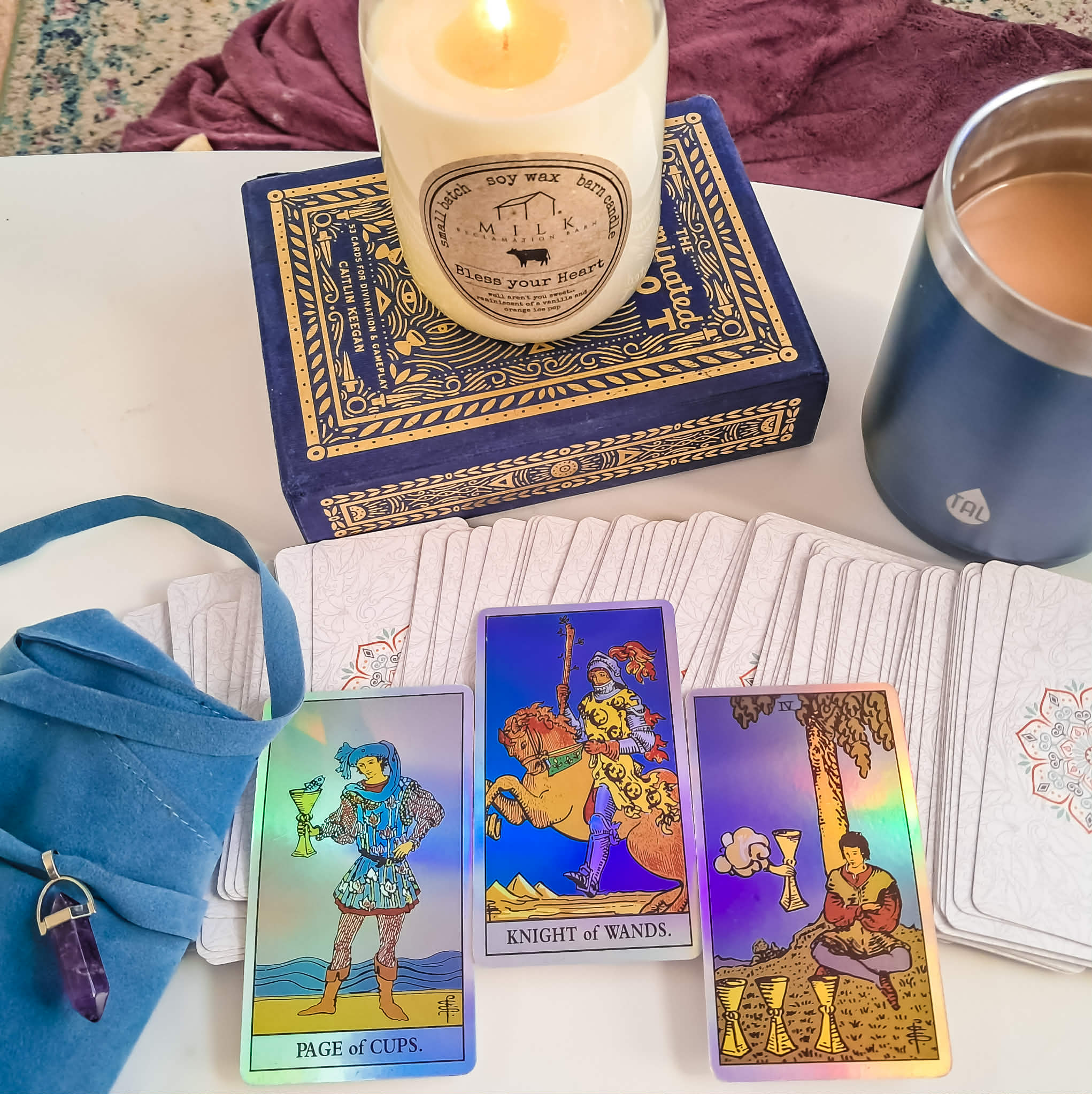 🌿✨ Introducing Our Daily Tarot Pull Ritual ✨🌿
Every morning, I’ll be offering a community Tarot Pull — a gentle ritual to help us all ground, focus, and align with the day ahead.
Our format will stay consistent so you always know how to read the message:
🔸 Card 1 (Center): General Energy – the pulse of the day, the current we’re walking into.
🔸 Card 2 (Left): Energy to Lean Into – the posture, mindset, or action that brings the most harmony and success.
🔸 Card 3 (Right): Energy to Avoid – the habits, patterns, or reactions that may interfere with flow.
These pulls are meant to support your path, offer clarity, and help you enter each day with intention.
🌞 Today’s Tarot Pull — December 6
1️⃣ Center — General Energy: Seven of Wands
A day for courage and grounded strength. Stand firm in what you know is true for you.
2️⃣ Left — Energy to Lean Into: Page of Cups
Approach the day with softness, intuition, and an open heart. Let curiosity and compassion guide your steps.
3️⃣ Right — Energy to Avoid: Four of Cups
Try not to withdraw, disconnect, or overlook the blessings and support around you. Stay present and receptive.
This is the beginning of a daily spiritual rhythm — a ritual we’ll build together.
May these messages serve as a lantern for your path each morning. 🌿💛
#DailyTarotPull
#TarotGuidance
#SpiritLed
#EarthBasedSpirituality
#MysticWisdom
#IntuitiveLiving
#ElementalMagic
#NatureAndSpirit
#SoulAlignment
#MorningRituals
#SpiritualHealingJourney
#MysticCommunity
#TarotReadersOfInstagram
#SpiritualAwakeningJourney
#DailyEnergyReading
#NaturalSpirituality
#InspiredLiving
#energyoftheday