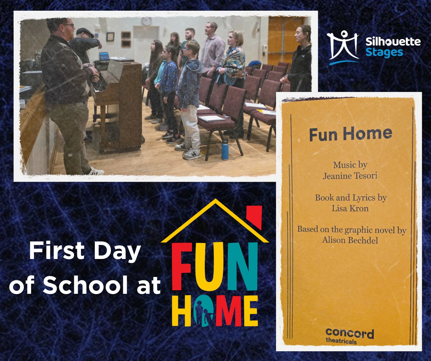 Welcome to our house on Maple Avenue. 🏠 First rehearsal is in the books! Show tickets are now on sale at our website. You won't want to miss this one. March 6 - 22.