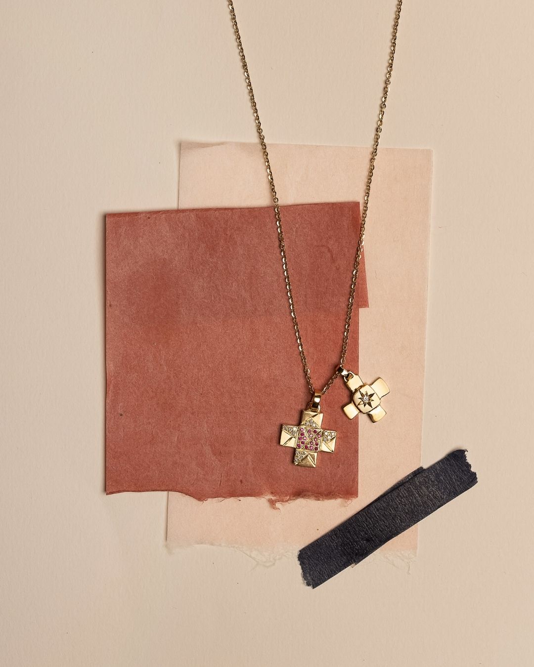 New pendant crosses just arrived ✨ come try them on in the boutique! #fotinipsarouli #fotinipsaroulijewellery #finejewelry #handmadejewelry