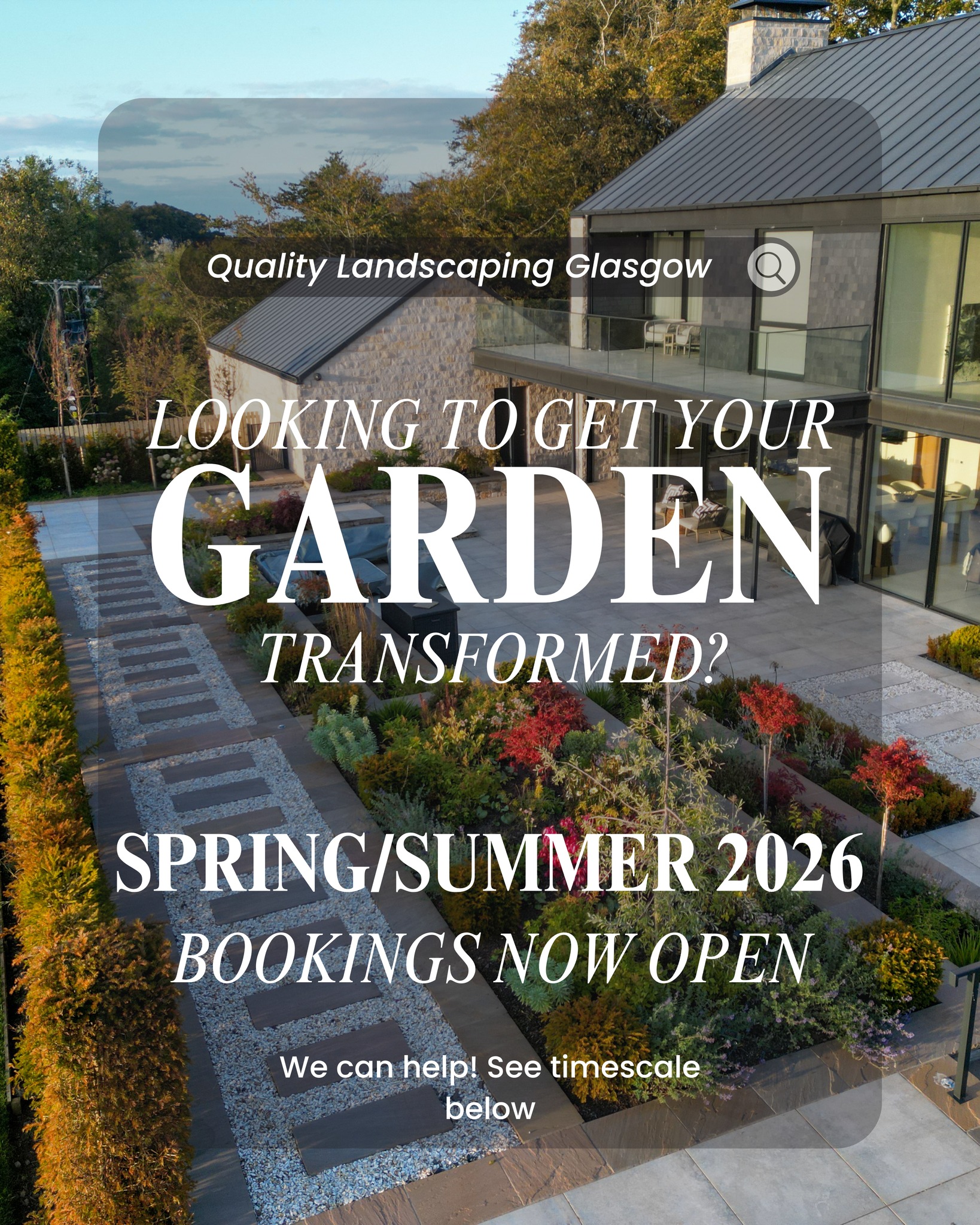 Planning Your Garden for Spring/Summer 2026 🌿✨
If you’re hoping to enjoy a newly transformed garden next spring or summer, now is the ideal time to start the process. Quality landscape design and construction takes thoughtful planning — and understanding the timeline helps ensure everything comes together smoothly.
Here’s what clients should know about the process:
1. Initial Consultation & Site Visit 🗂️
This is where we learn about your space, your lifestyle and your vision.
Timeline: 1–2 weeks to book and complete.
2. Concept Development & Design 🎨
From early layouts to refined plans, 3D visuals, planting concepts and material consideration — this stage shapes the full direction of your garden.
Timeline: 2–6 weeks depending on complexity.
3. Planning, Sourcing & Scheduling 🧱🌱
High-quality materials, bespoke features, reclaimed stone, lighting, planting and construction details all require careful planning and lead time.
Timeline: 2–8 weeks.
4. Construction Start Date (“Breaking Ground”) 🚧
Once design and prep are complete, we can schedule the build. This ensures we deliver work to the highest standard — built to last and built for your home.
➡️ In total, the design-to-construction process can take anywhere from a couple of weeks up to 12+ weeks before we’re ready to begin building.
Starting early means you’ll be enjoying your new garden right on time for the warmer months — without compromise on quality, detail or craftsmanship.
Get in touch today - we'd love to hear from you 🍂🌿
If you’re considering a garden transformation for Spring/Summer 2026, now is the perfect moment to begin the conversation. 🌿✨