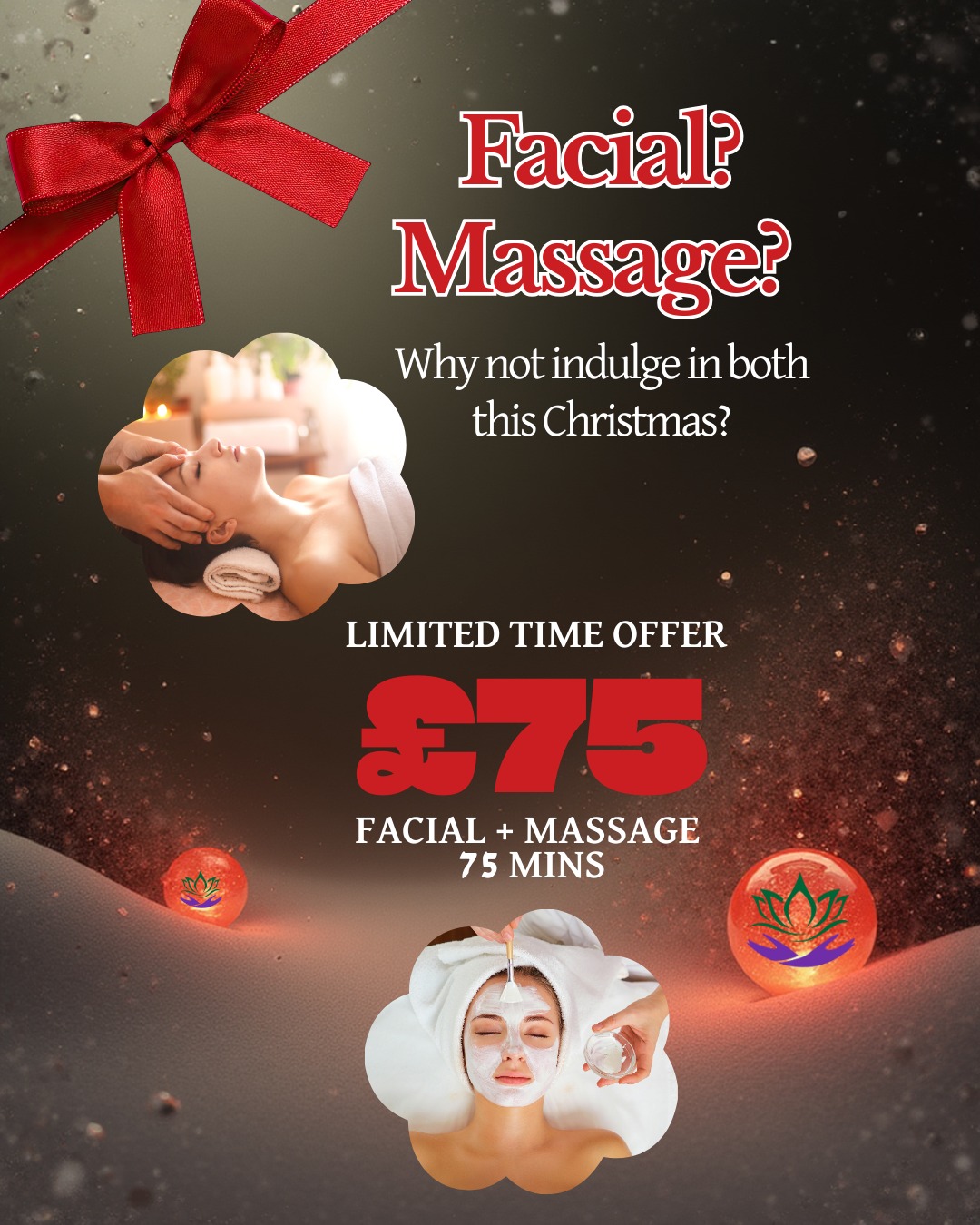 🎁✨ Christmas Cosy Treat Alert! ✨🎁
This holiday season, give the gift of pure bliss! 🎄💖
At Bloom Clinic & Spa, we absolutely love spoiling our beautiful clients and we've wrapped up the most magical Christmas present for you and your loved ones: a luxurious Massage AND Facial combination, all for just £75!
Escape the festive rush and step into our lovely, cosy haven. Imagine the deep relaxation as tension melts away under expert hands, followed by a radiant facial to bring out that holiday glow. It's the ultimate emotional escape, a perfect gift or a well-deserved treat for yourself!
Spoil someone special (or yourself!) with the gift of relaxation.
Book your £75 Christmas Pamper Package today! Gift vouchers are available.
Your glorious Christmas Pamper Package includes:
💆♀️ 30-minute Back, Neck and Shoulders Massage (for instant tension release!)
✨ PLUS your choice of a premium, custom-made facial:
Option 1: Deep Nourishment (Includes Hydrafacial & Cavitation Peeling with a nourishing Mask and Ampoule.)
Option 2: Ultimate Lift & Firm (Includes Kobido Face Lifting Massage and Mask.)
T&Cs Apply.
#ChristmasSpaTreat #BloomClinicAndSpa #CosyVibes