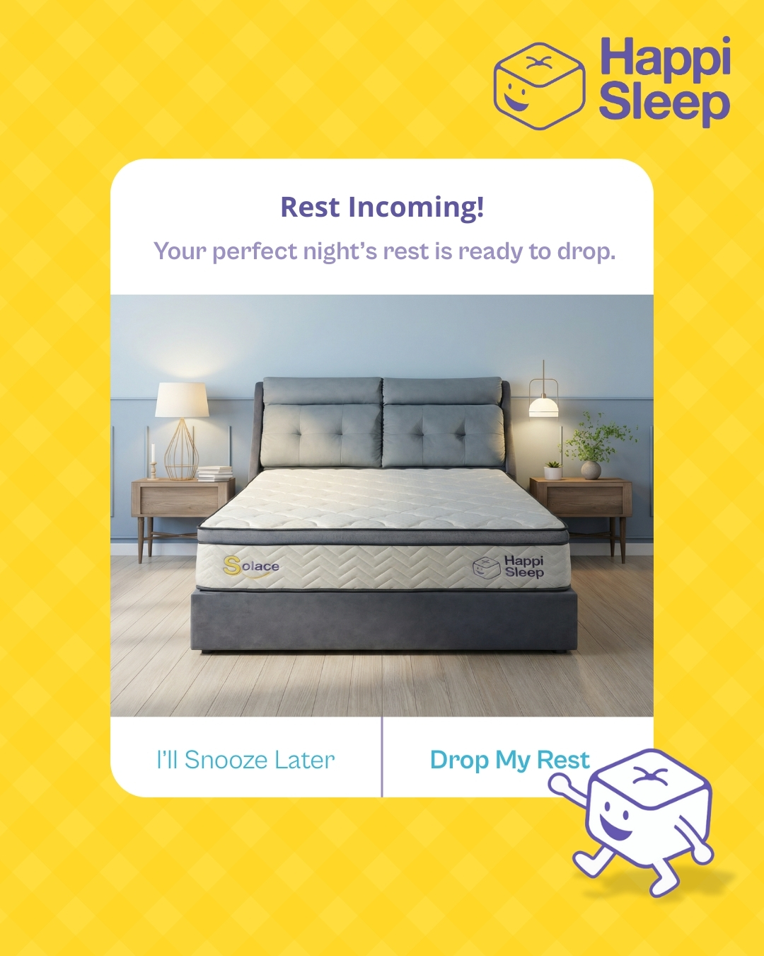 Your rest, should you choose to accept it… Zzzzzzz 😴
Tap into better sleep with the Solace Hybrid Mattress, crafted with eco-friendly fibres and a pocketed spring system for balanced support and motion-free comfort every night.
#HappiSleep #DreamWithUs