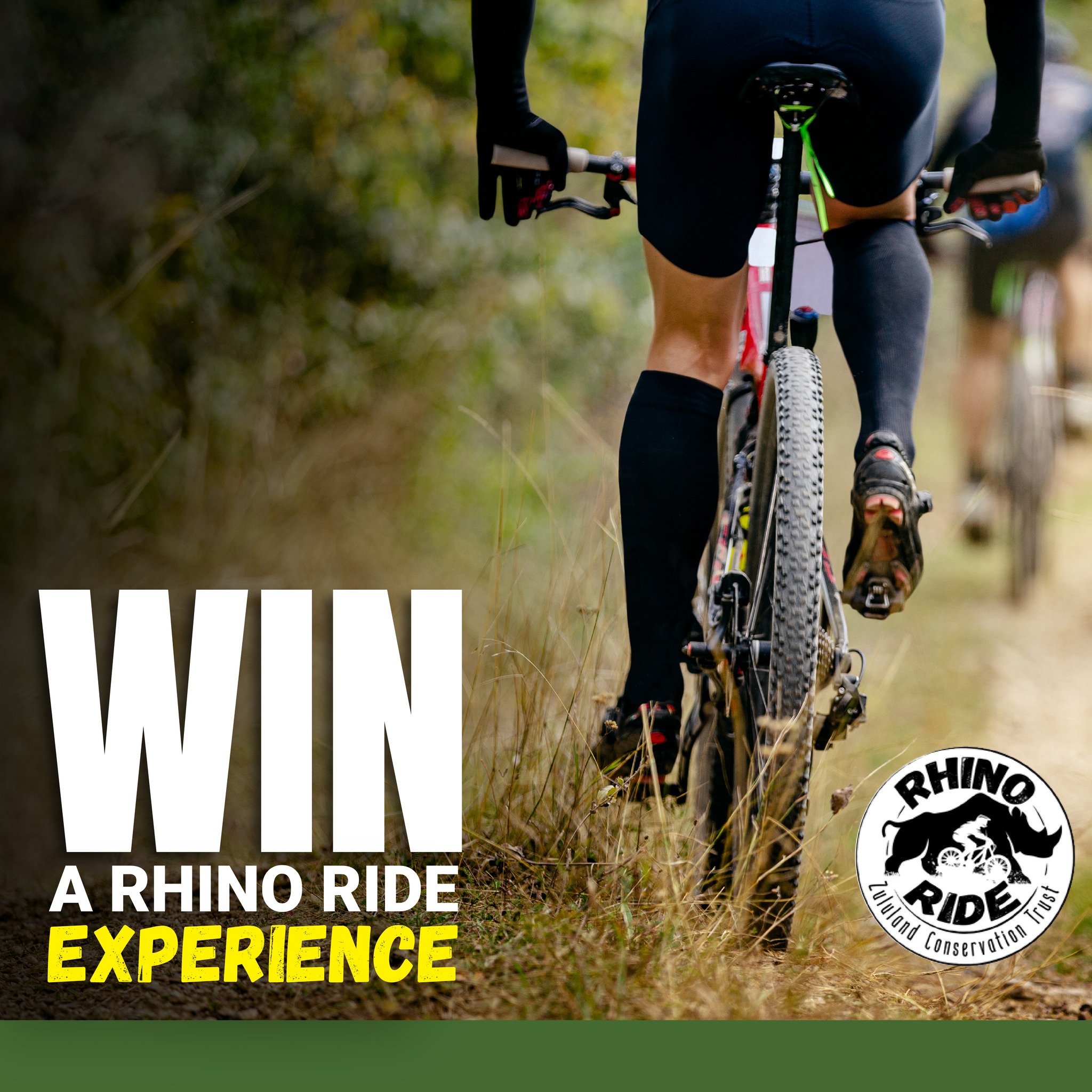 ...🔥 RHINO RIDE GIVEAWAY 🔥
Ride wild. Protect the wild. 🚵♂️🦏
We’re giving one rider the chance to WIN a Rhino Ride Experience — real trails, real terrain, and a ride that gives back to rhino conservation.
Ride wild. Protect the wild.
HOW TO ENTER:
👉 Head to our website: khakibush.com/competitions (LINK IN BIO)
👉 Navigate to Competitions
👉 Enter your details and follow the steps — and you’re in.
Good luck, riders. 🌿
#KhakiBush #RhinoRide #RideWild #OutdoorAdventure #MTBLifeSA #Conservation #BushLife #KhakiBushCompetition#KhakiBush #RhinoRide #RideWild #MTBLife #OutdoorLiving #Conservation
