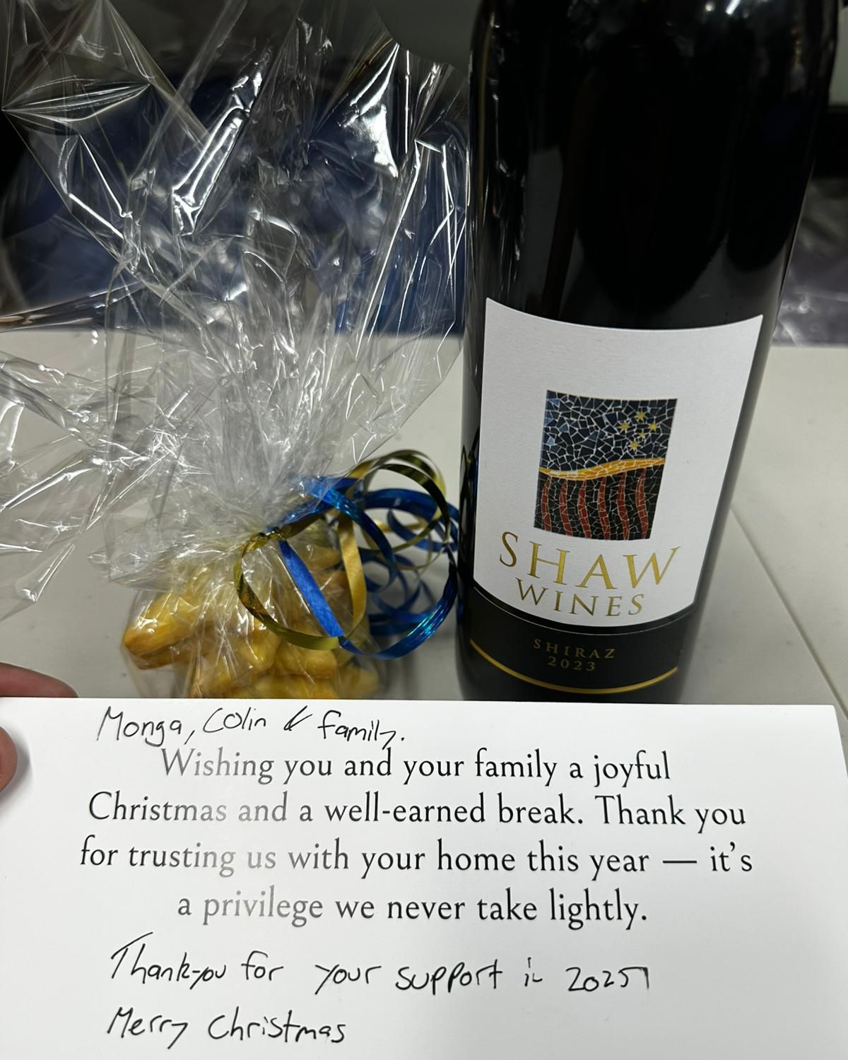 ✨ Moments like these remind us why we do what we do ✨
This Christmas, our owner received a beautiful, thoughtful gift — not just a bottle of wine, but a handwritten note filled with gratitude, trust, and warmth. 🍷🎄
To be entrusted with someone’s home is never taken lightly at The Clean Closet. Every sheet, every towel, every garment represents real people, real lives, and real trust — and this message means the world to our entire team.
From our family to yours, thank you for allowing us to be part of your year, your routines, and your homes. Your appreciation fuels everything we do.
Here’s to clean beginnings, strong partnerships, and a well-earned festive pause.
Wishing everyone a joyful Christmas and a fresh, successful year ahead. 🤍
#TheCleanCloset #Grateful #ChristmasAppreciation #CanberraSmallBusiness #TrustedCare #CustomerLove #ThankYou #LaundryWithHeart #CommunityFirst