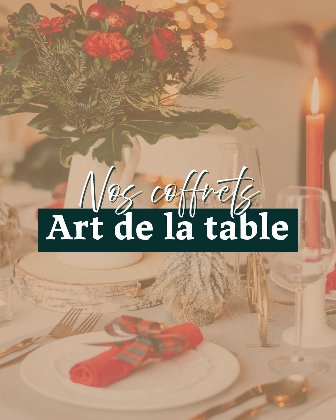 🎄✨ Nos coffrets art de la table spécial Noël ✨🍽️
Envie d’une table qui donne envie de se mettre autour ?
Découvrez nos coffrets art de la table pour des cadeaux qui font plaisir à coup sûr !