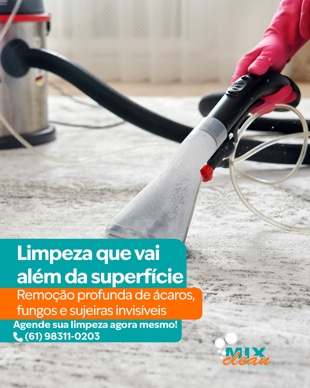 ✨ Limpeza que vai além do que os olhos podem ver!
Na Mix Clean, realizamos uma higienização profunda que elimina ácaros, fungos e sujeiras invisíveis que se acumulam nas fibras dos seus tapetes e estofados.
Mais do que aparência, entregamos saúde, bem-estar e conforto para o seu lar.
💧 Limpeza profissional e segura
🌿 Produtos biodegradáveis e hipoalergênicos
🏡 Ideal para quem tem crianças e pets
💎 Porque cuidar da sua casa é cuidar de quem você ama.
📲 Agende sua limpeza agora mesmo: (61) 98311-0203
🌐 www.mixcleanbsb.com.br
#MixClean #LimpezaProfunda #HigienizaçãoPremium #TapeteNovoDeNovo #LimpezaDeEstofados #ProdutosBiodegradáveis #CasaLimpaValeMais #CuidadoQueImpressiona #LimpezaSegura #HigienizaçãoProfissional #BrasíliaDF #LagoSul #LagoNorte #ParkWay #JardimBotânico #NoroesteDF