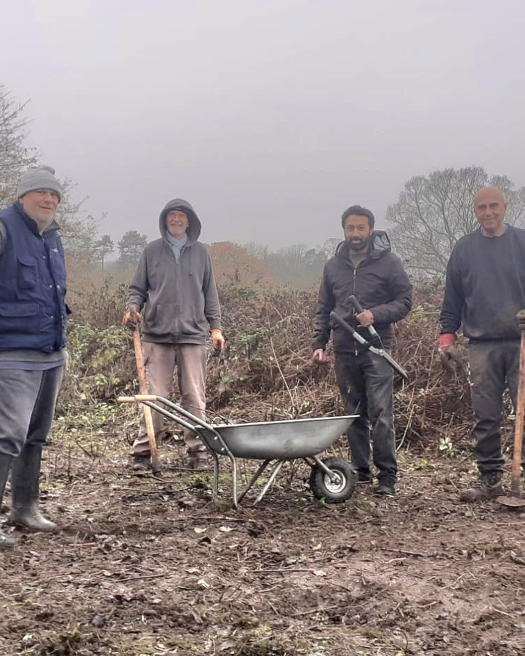 A Sunday session down at #DruidsHeath #TheGreen #ForestGarden in #DruidsHeath last week. Great to make use of a dull December day!