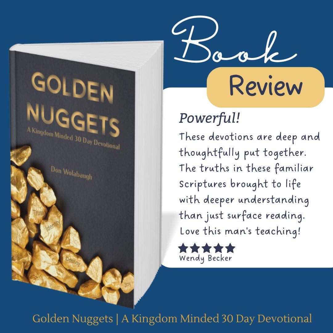 Many of us set goals for the New Year—health, routines, productivity—but what about our spiritual focus?
Golden Nuggets – A Kingdom Minded 30-Day Devotional offers short, thoughtful reflections designed to help you align your heart and mind with God’s Kingdom each day.
Whether for personal time with the Lord or as a gift to encourage someone else, this devotional is a gentle way to start the year centered on what truly matters.
👉 If you’d like to learn more, the link is in the comments.
