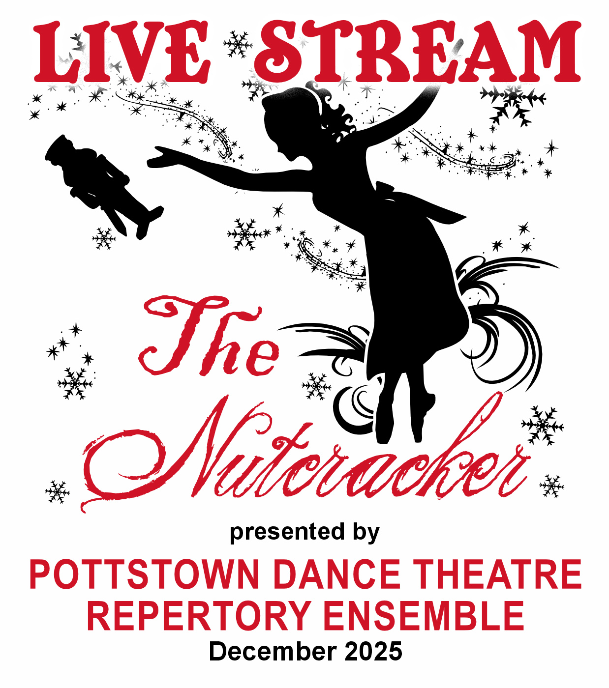 Don't forget -- We are offering $30 LIVESTREAM tickets for The Nutcracker -- THIS WEEKEND, Dec. 13th at 7 PM and Dec 14th at 2 PM!! Anyone from out-of-town, or in town!) can view the show LIVE -- or the recording will be available online for up to a year if you are unable to watch it live this weekend!
🎟️Visit www.pottstowndance.com today to purchase your virtual ticket!
•
•
•
#nutcracker
#holidayballet
#pottstownpa
#ipickpottstown
#pottstowndancetheatre
