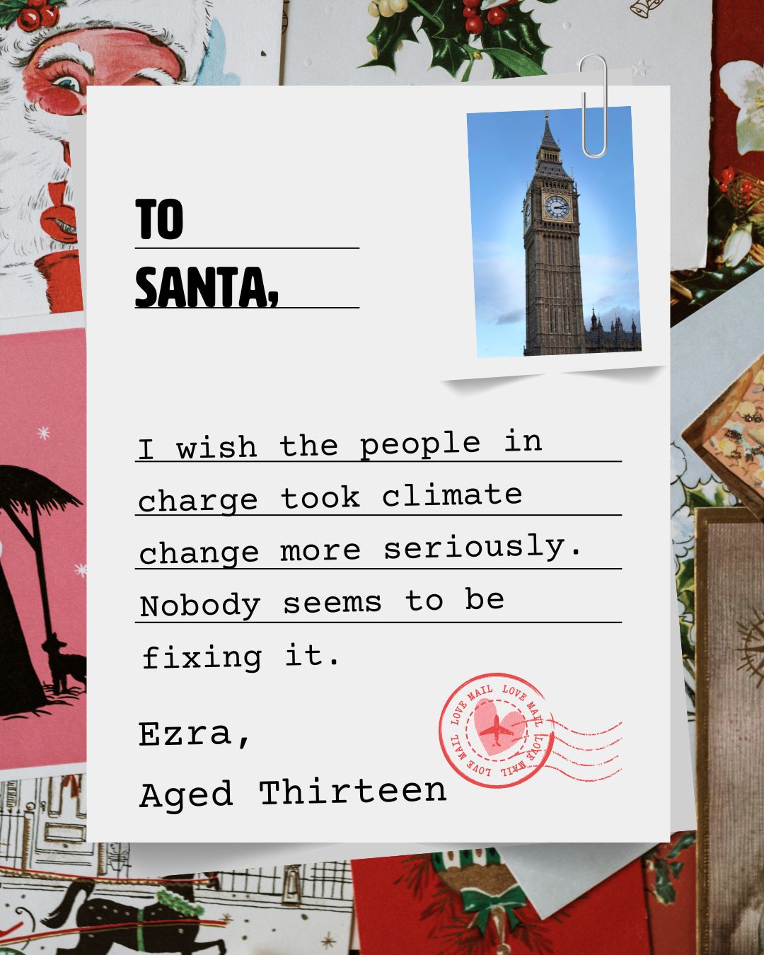 Dear Santa… 🎅💚
These letters stopped us in our tracks.
Children wishing for clean air.
For animals to be safe.
For nature to be cared for.
Their words are gentle, thoughtful and full of love for the world around them. They remind us how deeply children notice and value nature, and how naturally that connection comes to them.
This Christmas, we're holding space for that care and curiosity. For moments outdoors, small wonders, and the simple joy of helping our children stay connected to the natural world they already cherish.🌱✨
