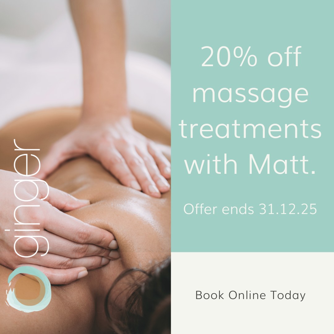 Save 20% on all Massage Treatments with Matt. Take advantage of our special offer! Enjoy a fantastic 20% off all massage treatments with Matt. Whether you're recovering from an injury or just looking to enhance your athletic performance, Matt's expertise will help you feel your best. Don't miss out on this limited-time opportunity book online at or call 01727 869929.
Offer ends 31.12.25