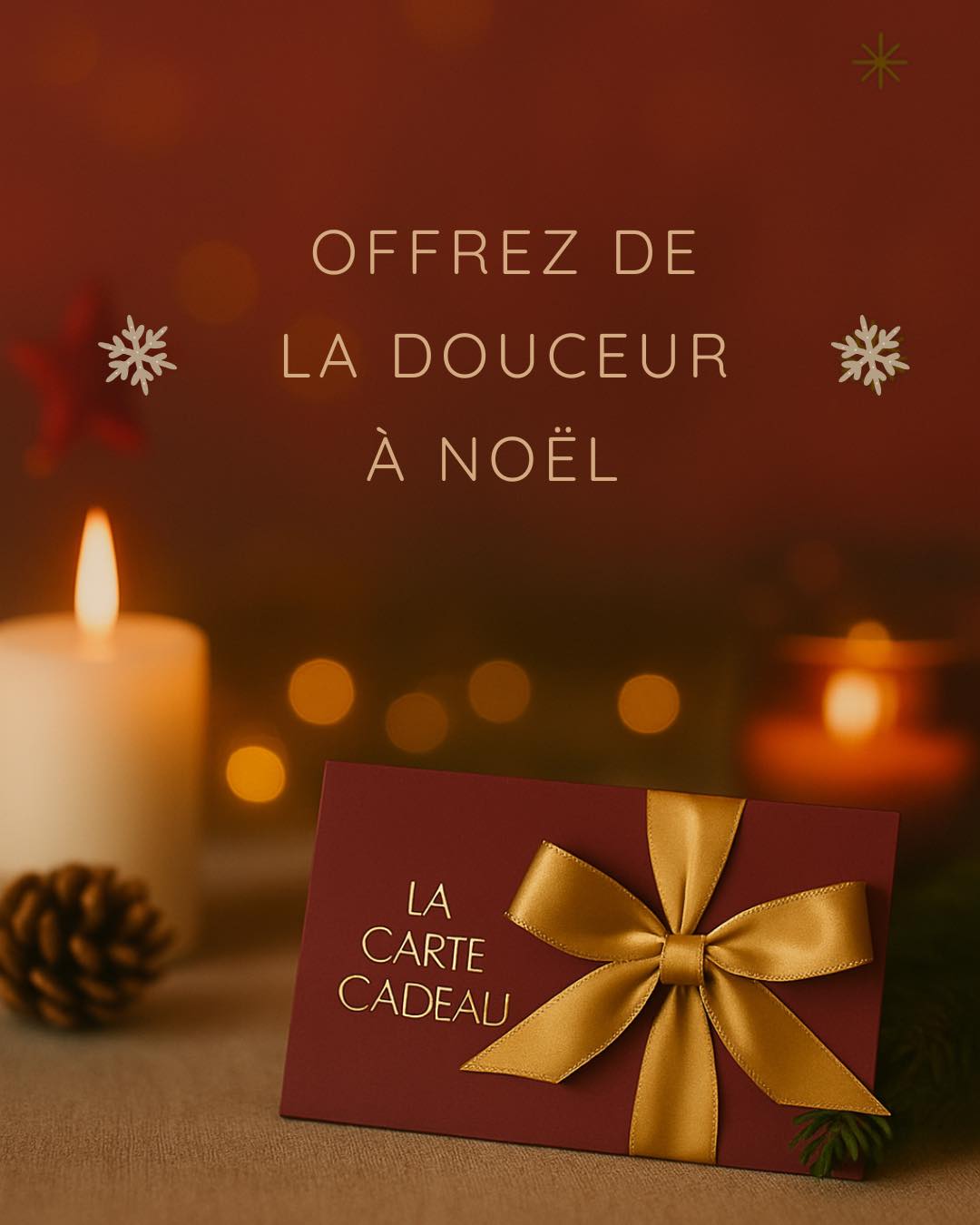 🎁✨ À la recherche du cadeau qui fait vraiment plaisir ?
Offrez un moment de bien-être unique : détente, lâcher-prise, soins personnalisés…
Une carte cadeau, c’est l’assurance d’offrir une véritable parenthèse rien que pour elle/lui.
Disponible pour tous les soins : massage facialiste, drainage brésilien, belly detox 💆♀️✨
📍 À récupérer :
• Au Studio Hyphen au 58 rue Martin Vinay à Valence
• Par courrier
• Ou en version digitale par mail
(Validité jusqu’au 30 juin 2026)
🎄 Le cadeau parfait existe… et il fait du BIEN!
#massage #massagevalence #massagevalence26 #kobidovalence #facialistevalence #drainagelymphatiquebrésilien #drainagevalence #valenceville #massagebienetre #massagebienêtre