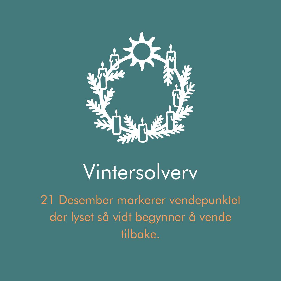 Vintersolverv â en tid for stillhet, over hele verden
Vintersolverv markerer Ärets mÞrkeste dag.
Et vendepunkt der lyset sÄ vidt begynner Ä vende tilbake.
Over hele verden har mennesker brukt denne tiden til Ă„ vende blikket innover.
I Japan er vintersolverv kjent som TĆji (ćŹèł).
Tradisjonelt handler TĆji om renselse, hvile og forberedelse til et nytt syklus. Mange tar varme bad, spiser enkel mat og lar kroppen og sinnet lande â ikke for Ă„ prestere, men for Ă„ balansere.
I Skandinavia har mĂžrketiden vĂŠrt knyttet til ild, fellesskap og fortellinger. Ă
samles rundt bĂ„l og lys var en mĂ„te Ă„ holde bĂ„de varmen og motet oppe â og minne hverandre pĂ„ at lyset kommer tilbake.
I deler av Europa ble solverv sett som en pause i Ă„ret â et rom for ettertanke, takknemlighet og ĂŠrlige samtaler om livet slik det faktisk er.
Felles for disse tradisjonene er ikke tro eller ritualer, men noe dypt menneskelig:
Behovet for Ă„ stoppe opp. Lytte. Kjenne etter.
Introspeksjon handler ikke om Ă„ grave i seg selv, men om Ă„ gi plass til det som allerede er der. NĂ„r vi tillater stillhet, skaper vi ogsĂ„ rom for mer ĂŠrlige mĂžter â bĂ„de med oss selv og med andre.
Vintersolverv minner oss om at mÞrket ikke er noe som mÄ fikses.
Det er en del av rytmen. Og lyset vender alltid tilbake.