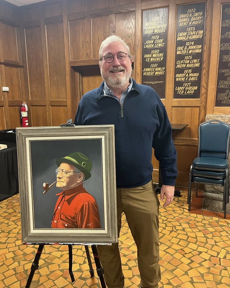 Epic photo of Friends ED Ned Murray, and the late conservation visionary Herman Baggenstoss .