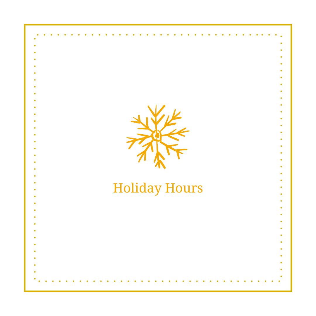 ✨Holiday Mode: ON✨
We are sprinkling in some rest, hot cocoa vibes, and gentle stretches. 🎄
Please take note of our holiday hours, and be sure to give plenty of notice if you need to reschedule as our bookings are very limited during this time. 💚
Wednesday, Dec 24 • 10 - 3 pm
Thursday, Dec 25 • Closed
Friday, Dec 26 • Closed
Saturday, Dec 27 • 9:30 - 2 pm
Wednesday, Dec 31 • 10 - 1 pm
Thursday, Jan 1 • Closed
Friday, Jan 2 • 2 - 7 pm