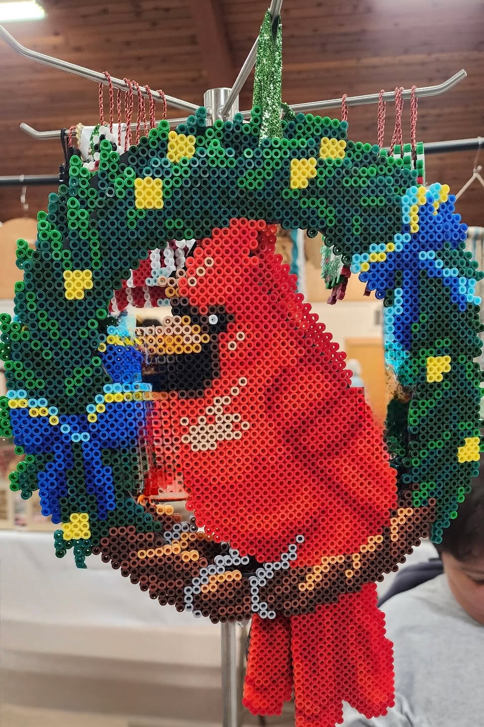 This project contains approximately 4,118 beads and took me 11 hours to complete.